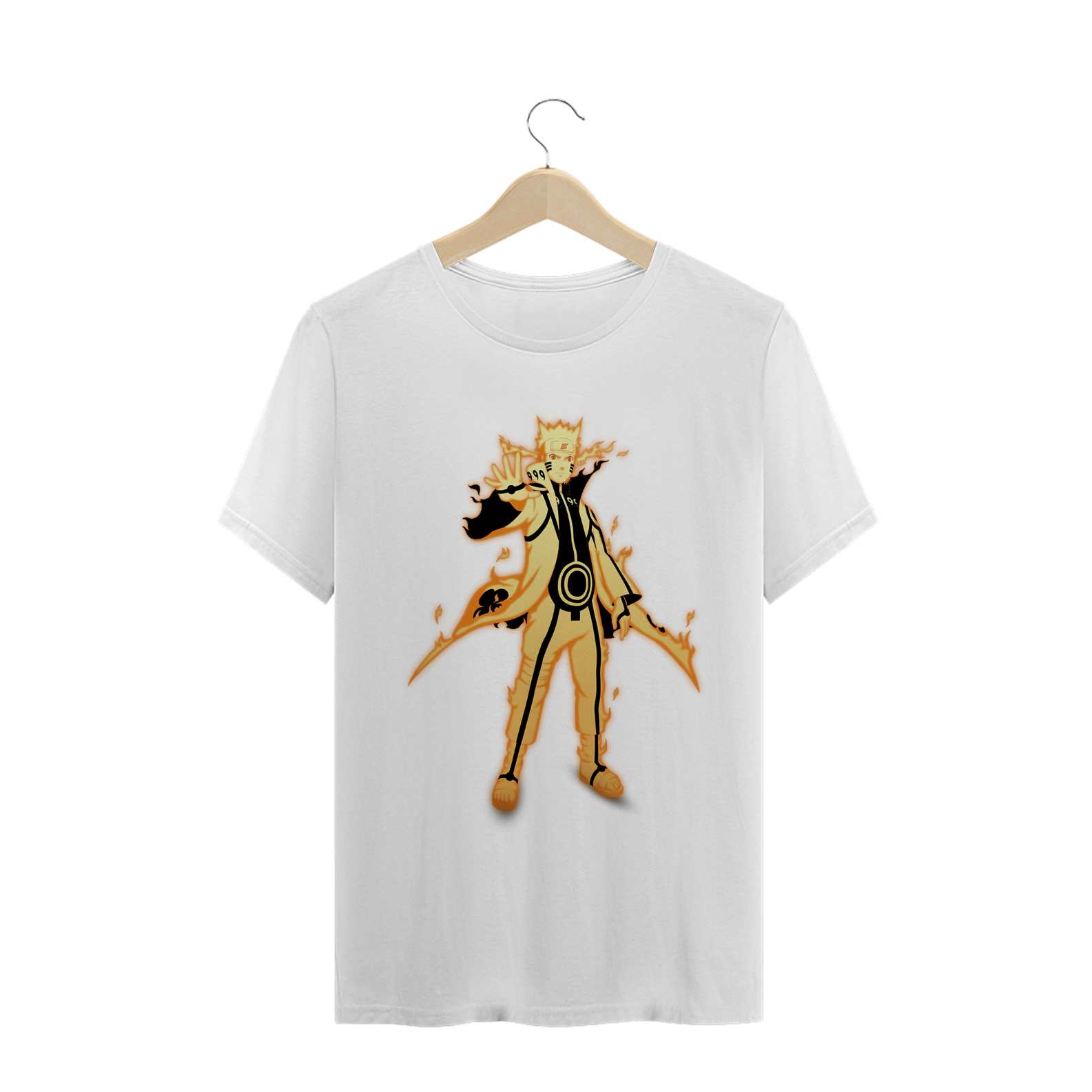 Nome do produto  Camiseta Naruto - Modo Kurama
