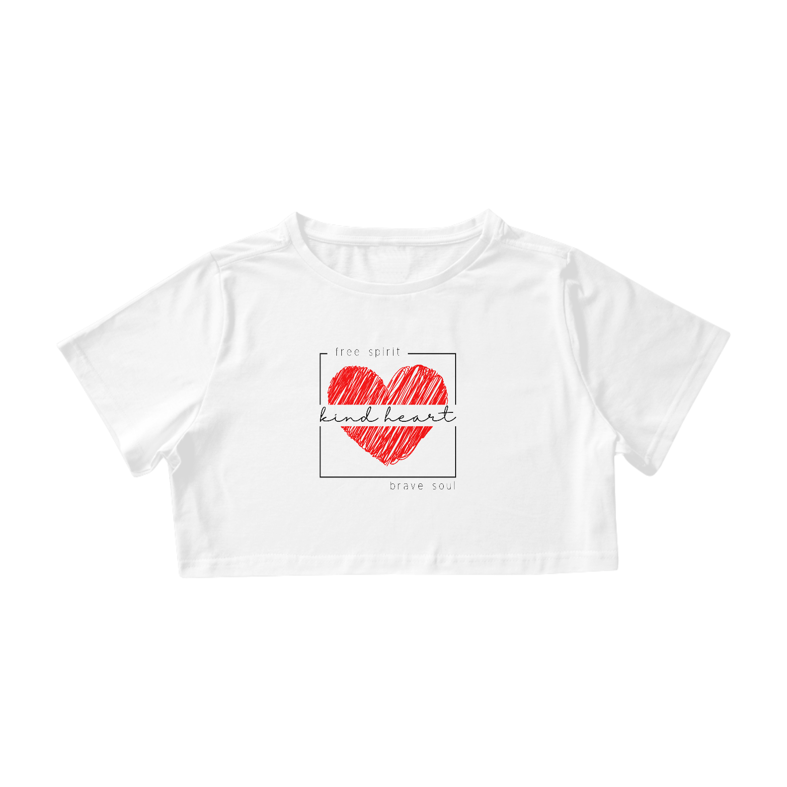 Nome do produto  CROPPED KIND HEART