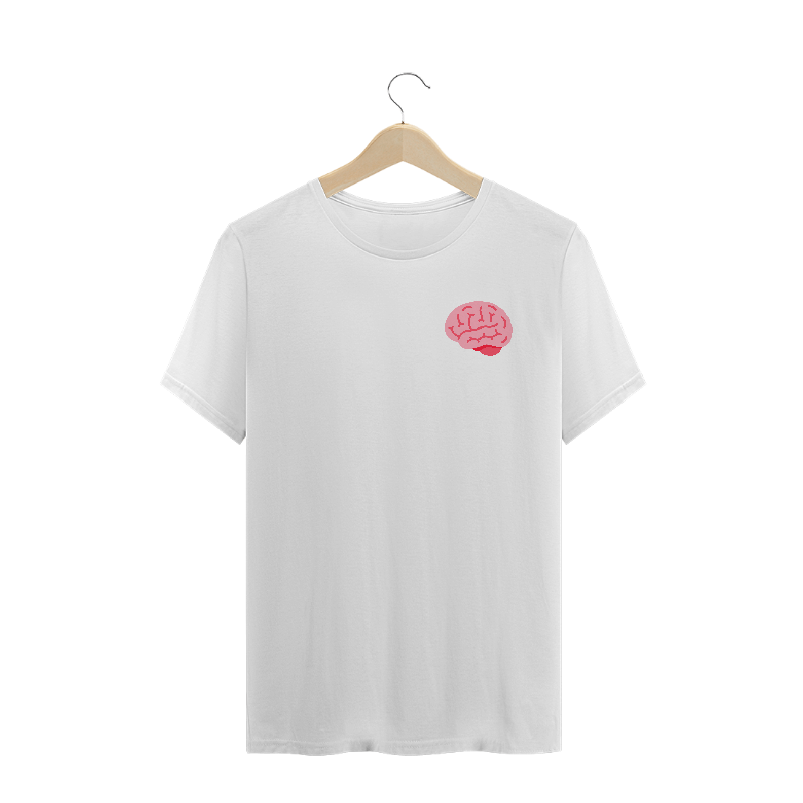 Nome do produto  CAMISETA CÉREBRO MINIMALISTA (RAZÃO)