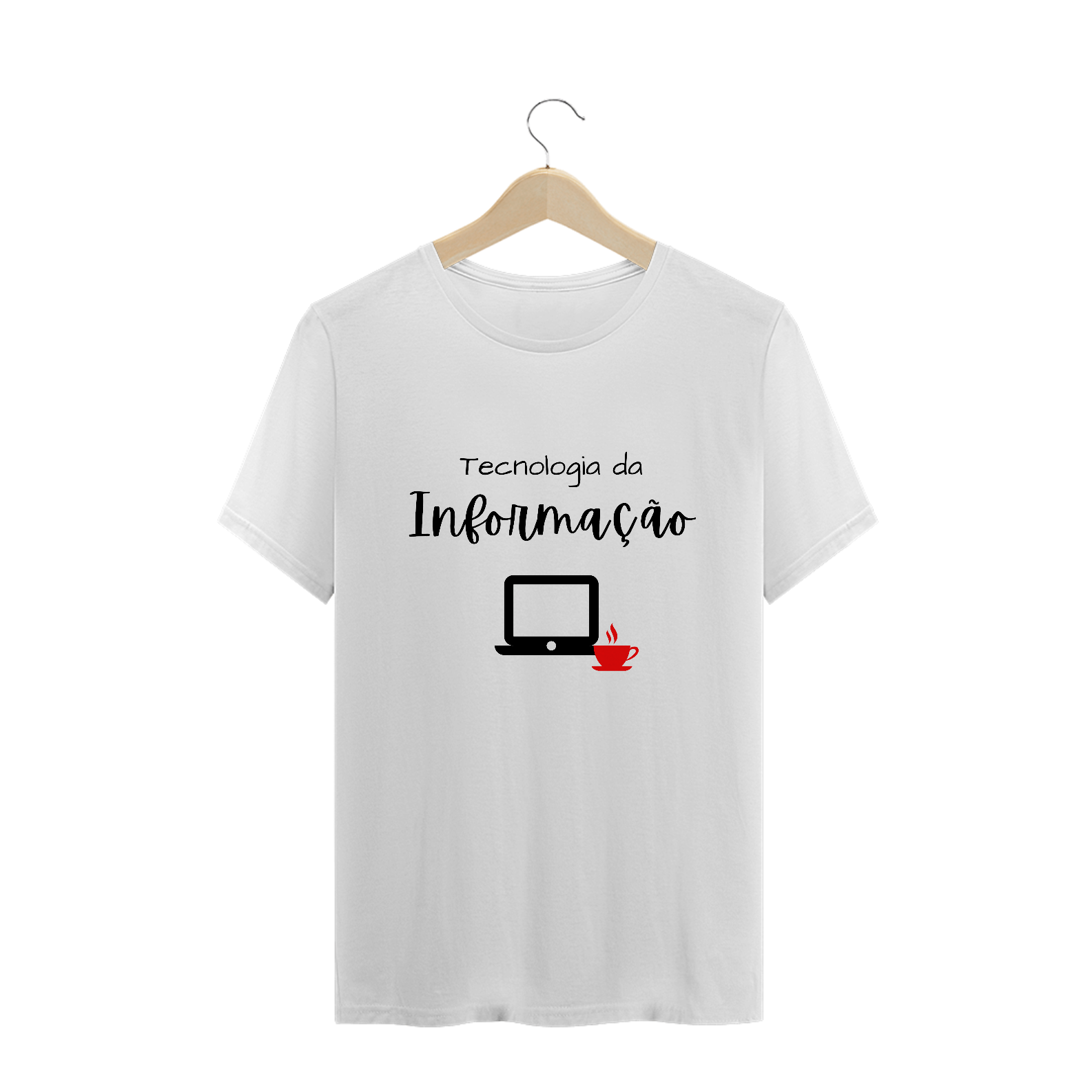 Nome do produto  CAMISETA PROFISSÃO TECNOLOGIA DA INFORMAÇÃO (BRANCA)