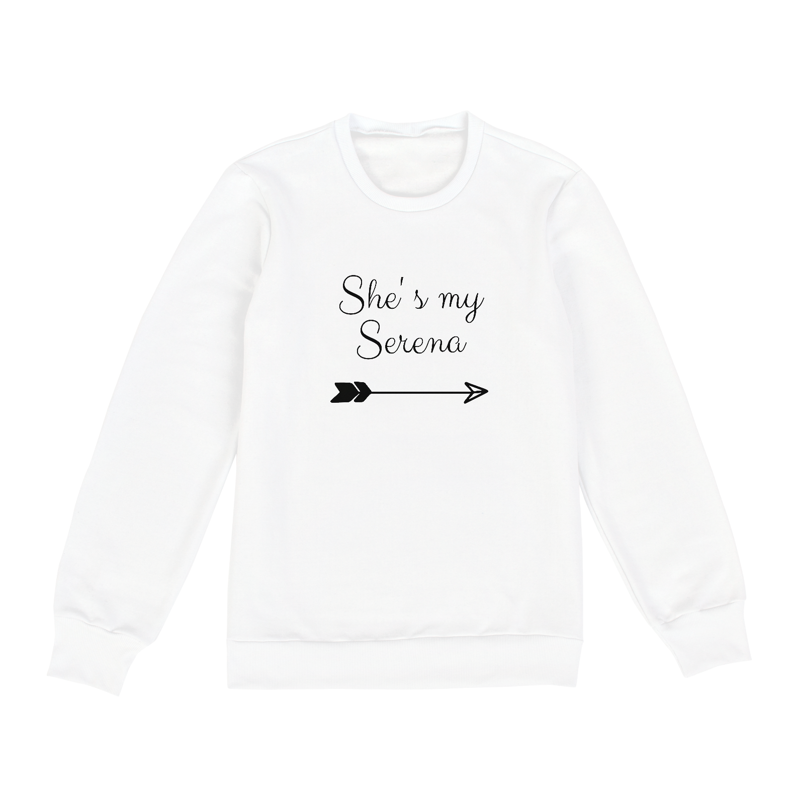 Nome do produto  MOLETOM SHE'S MY SERENA ( BRANCO ) 