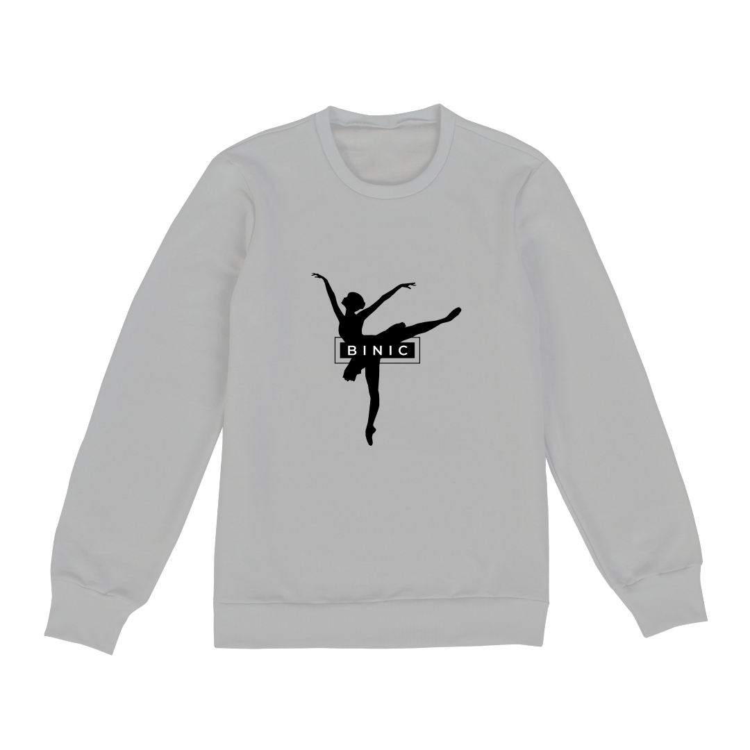Nome do produto  MOLETOM BINIC BAILARINA PRETA