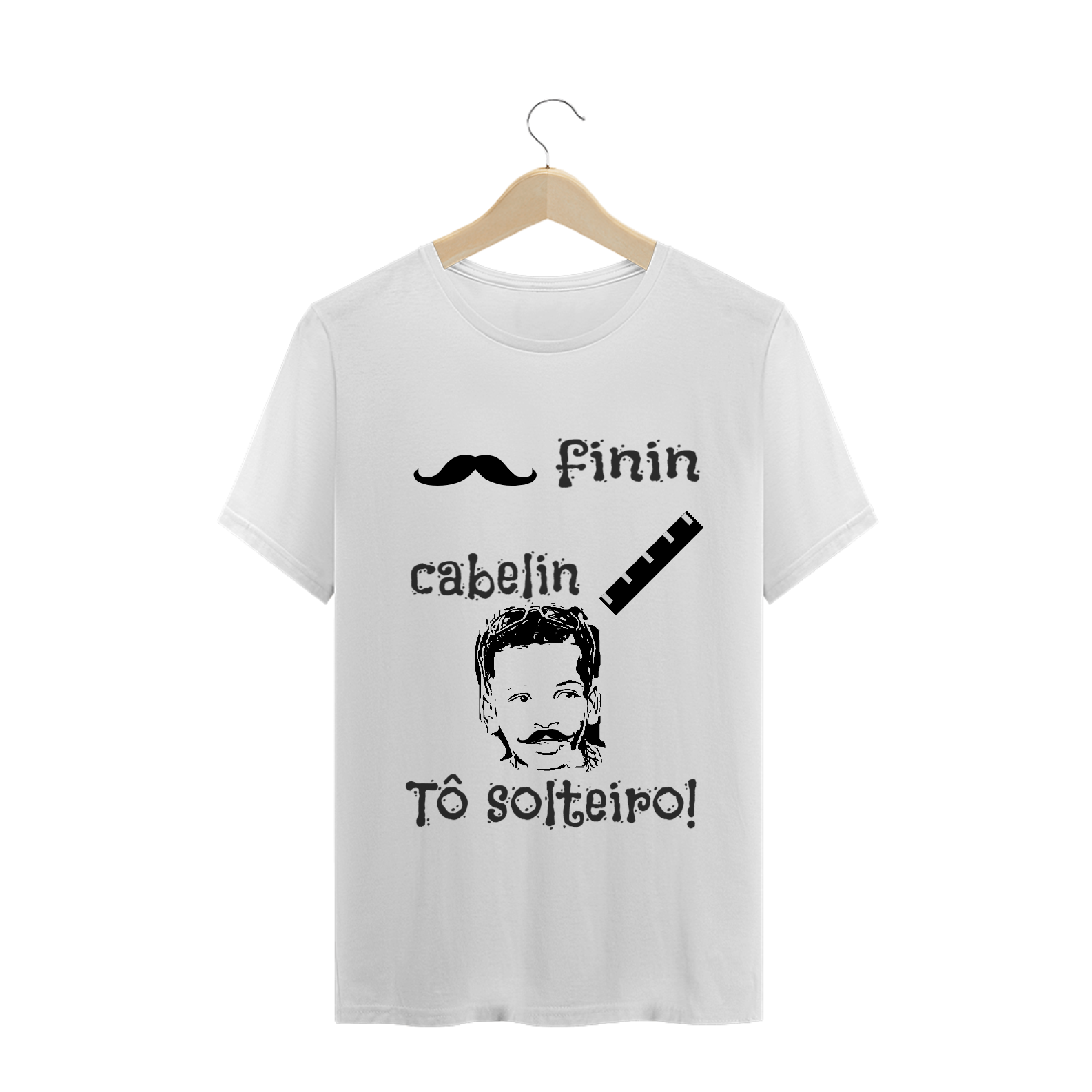 Nome do produto  T-SHIRT - BIGODIN FININ