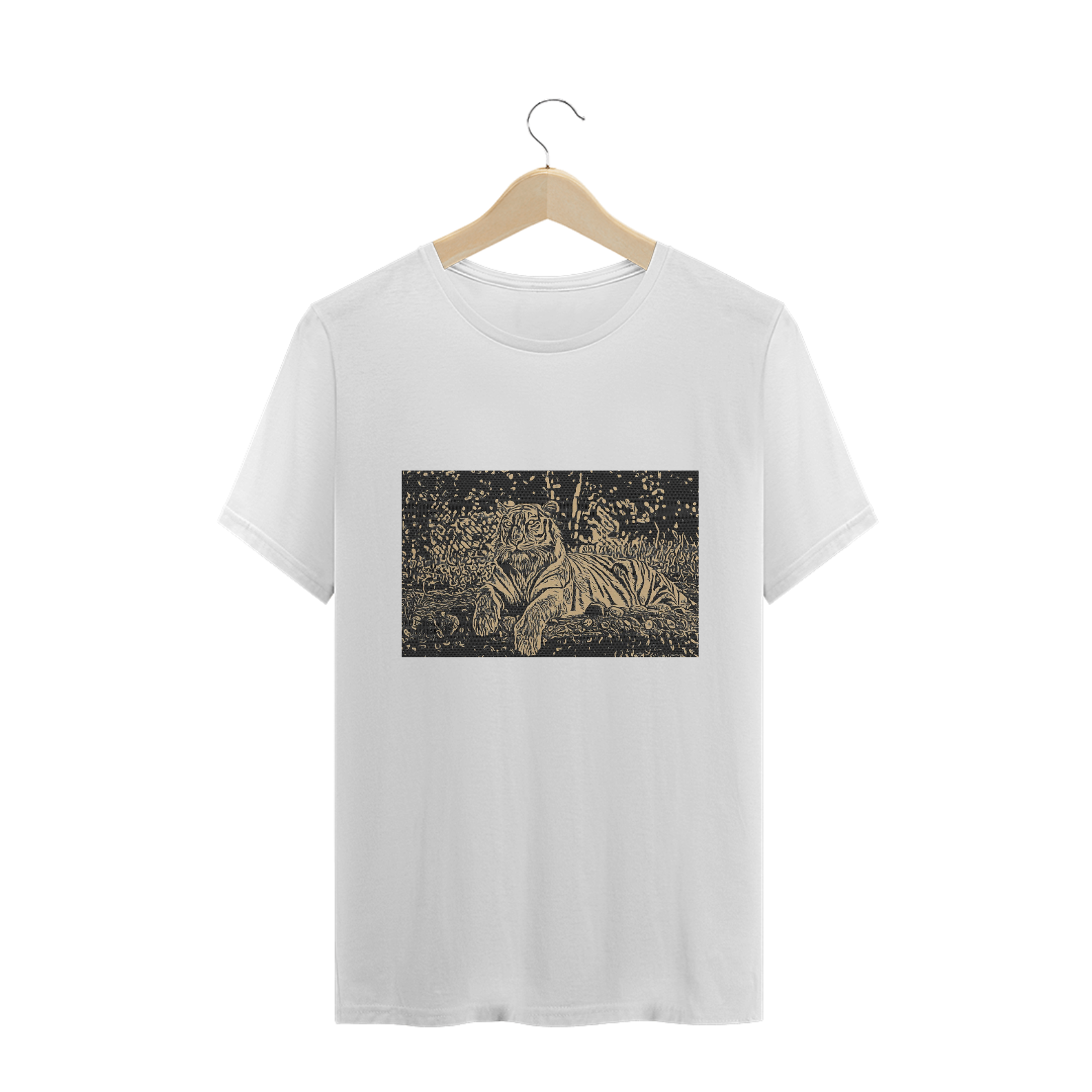 Nome do produto  T-SHIRT QUALITY ESTAMPA TIGRE FILTRO STAMP