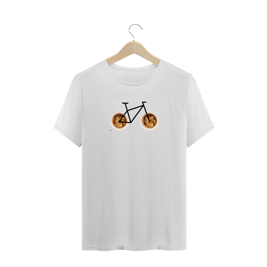 Nome do produto  Camisa Masculina Casual Branca 100% algodão Premium - Coleção Bike + Café 2021 - Ref0020