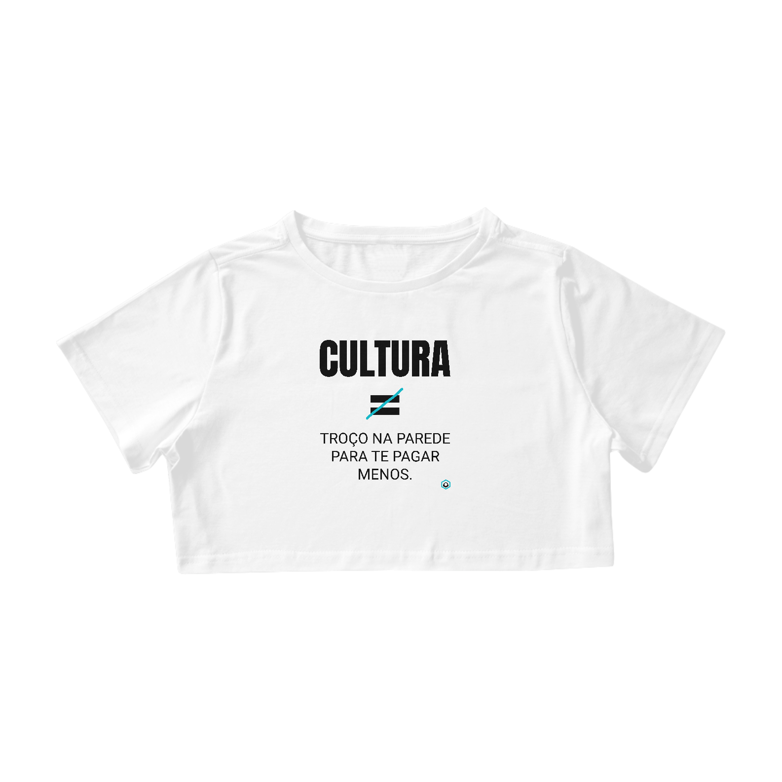 Nome do produto  Cultura NÃO É - Croped