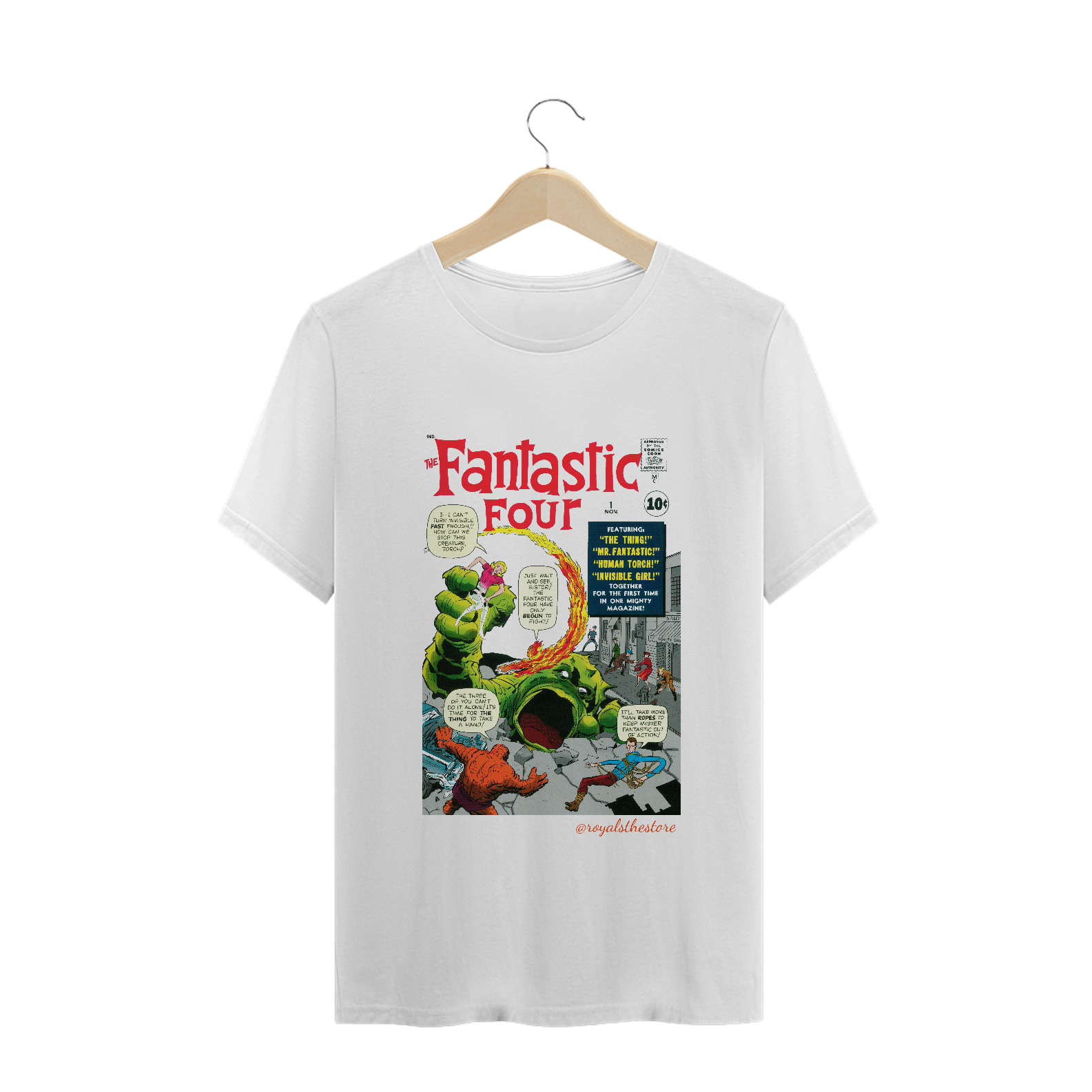 Nome do produto: Camiseta Quarteto Fantástico
