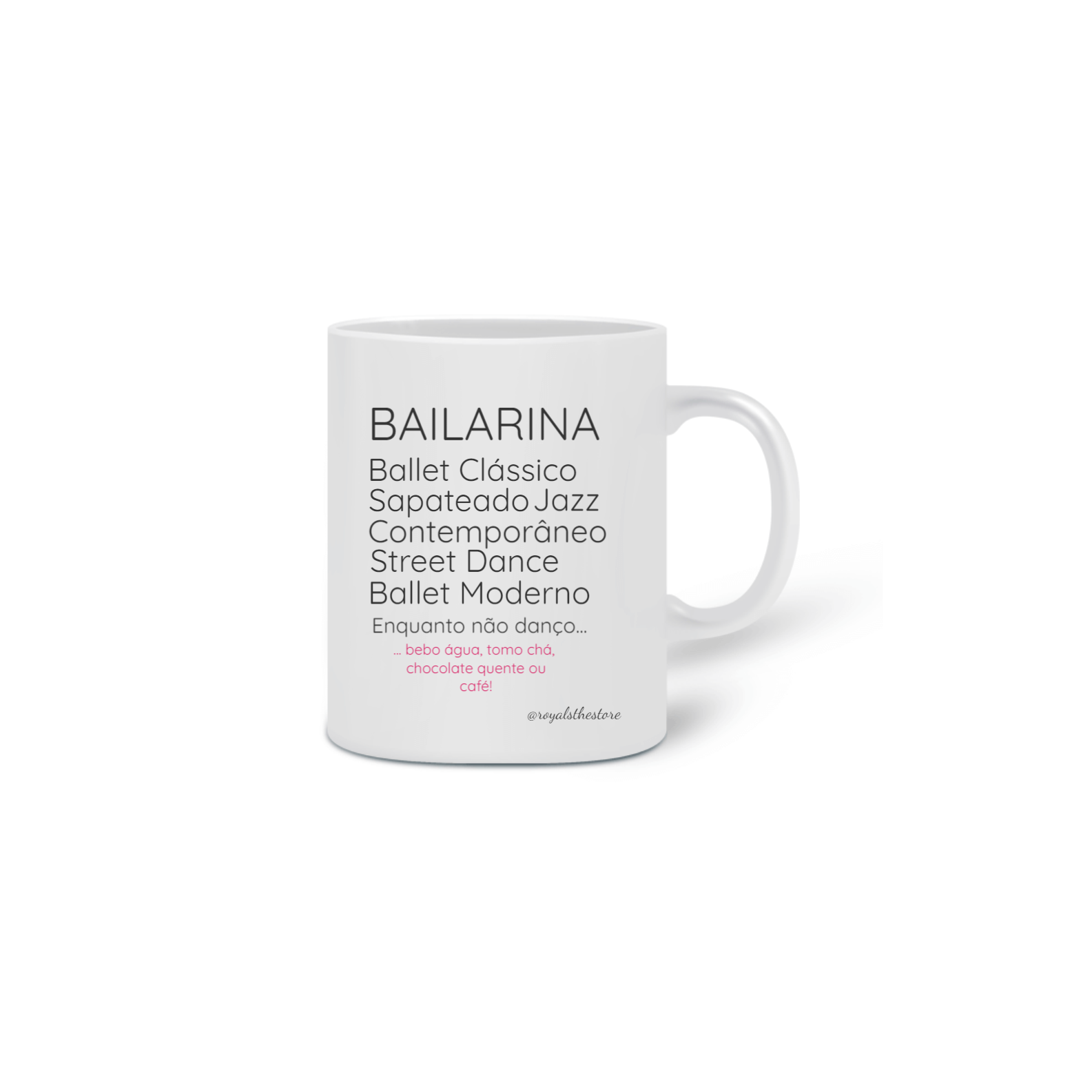 Nome do produto  Caneca Bailarina
