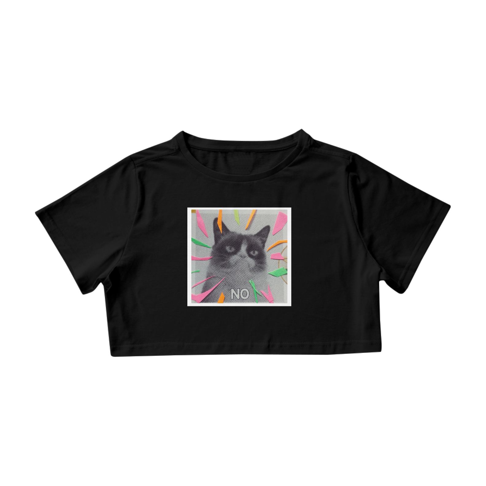 Nome do produto  CROPPED CAT NO