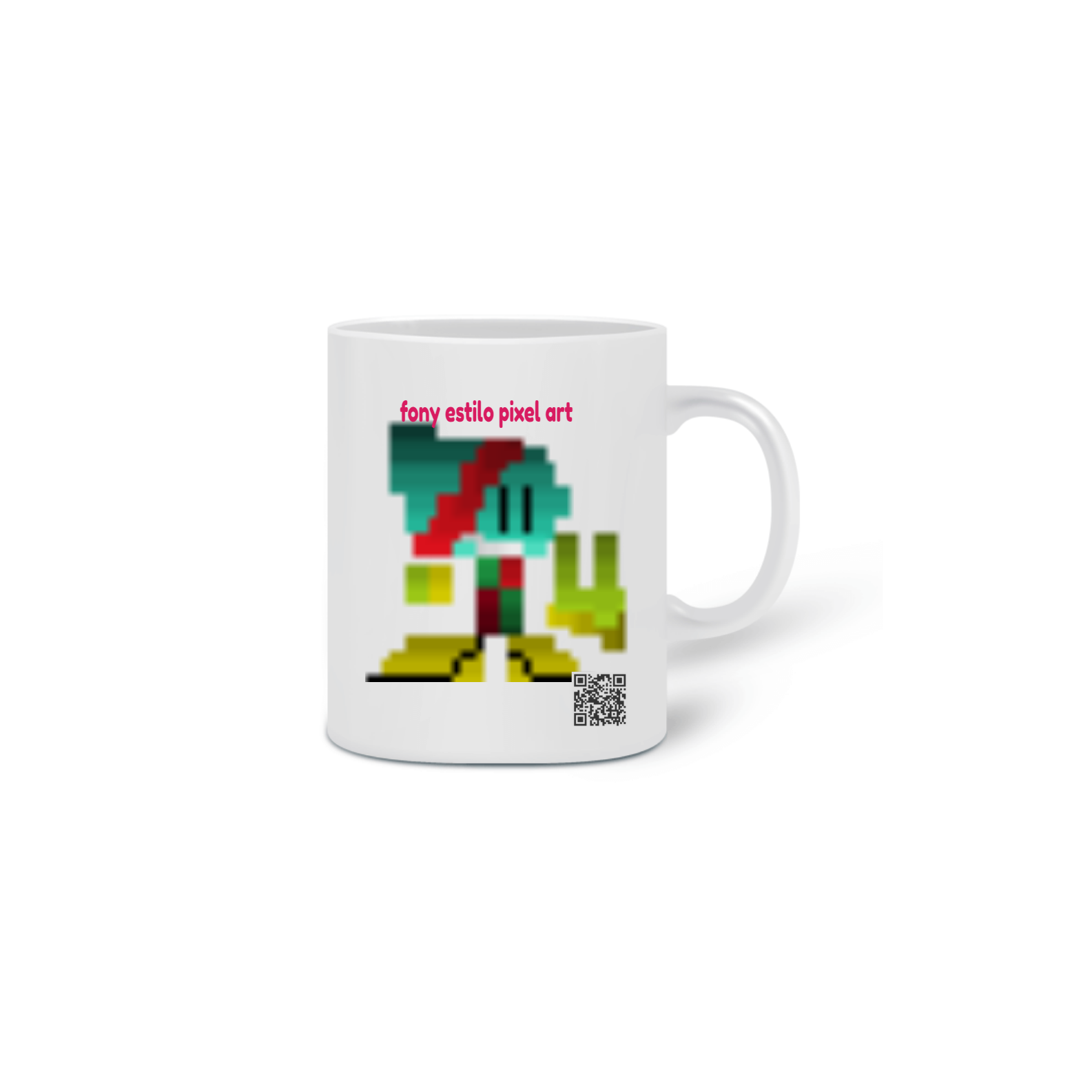 Nome do produto  caneca do fony (fony estilo pixel art)