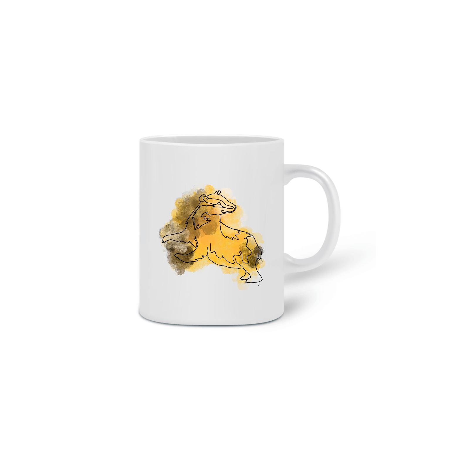 Nome do produto  Caneca Lufa Lufa (Hufflepuff) 