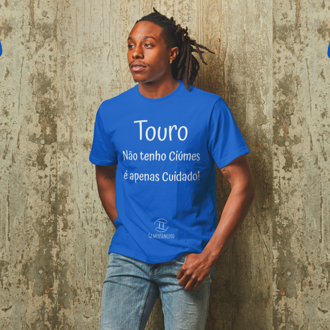 T-Shirt Masculina Básica Cores I - Touro - Coleção Diversas