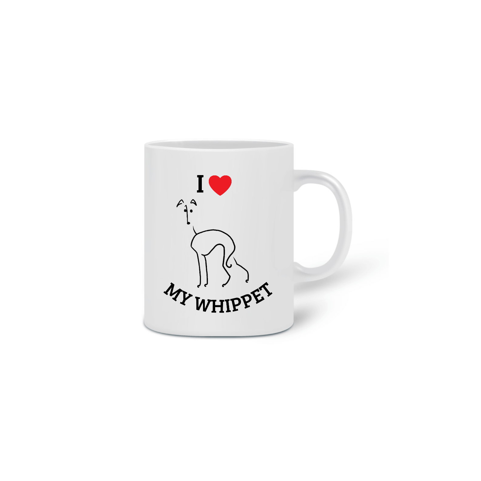 Nome do produto  CANECA I LOVE MY WHIPPET