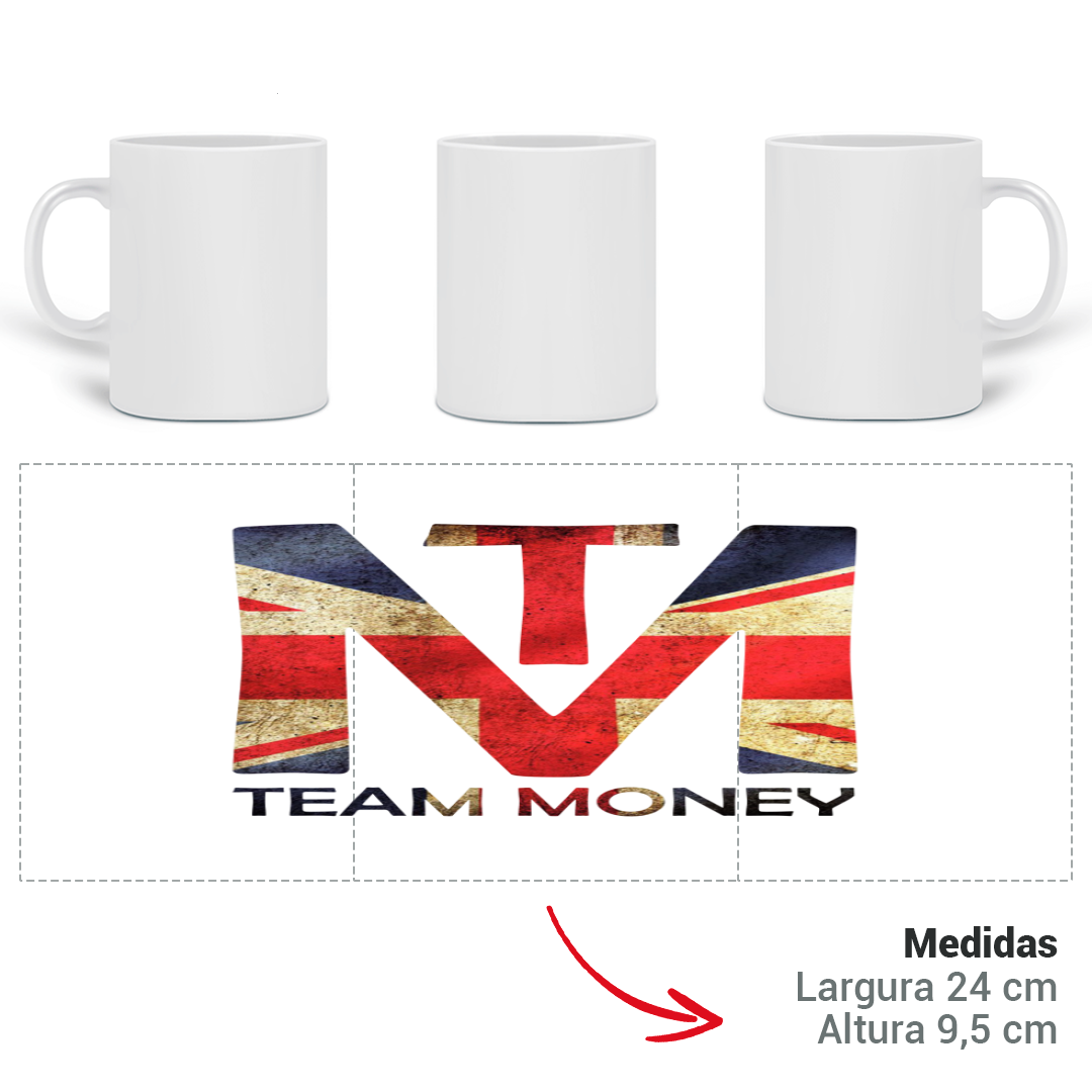 Caneca Team Money - REINO UNIDO