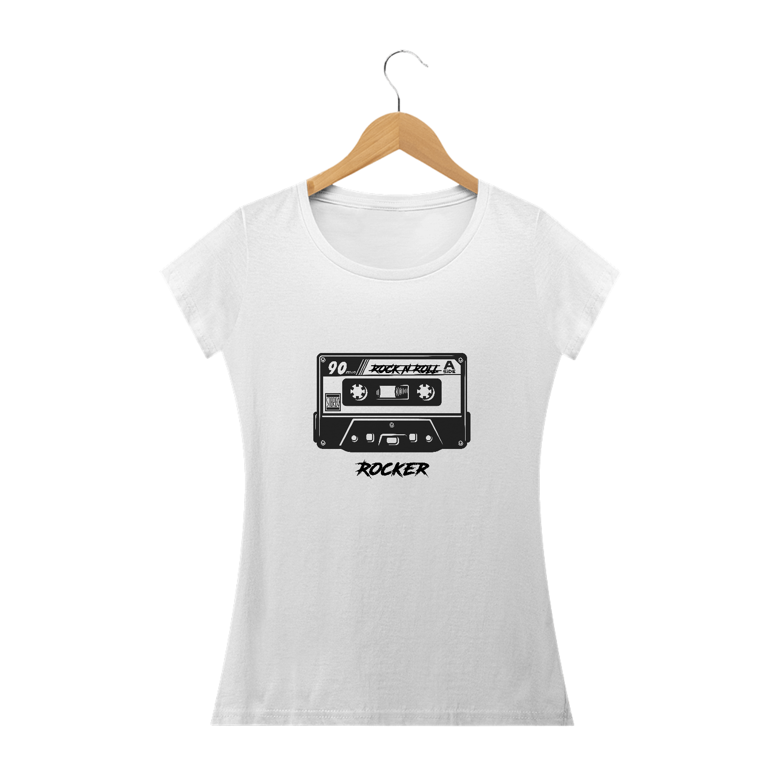 Nome do produto  Baby Look mãe e filha Rocker