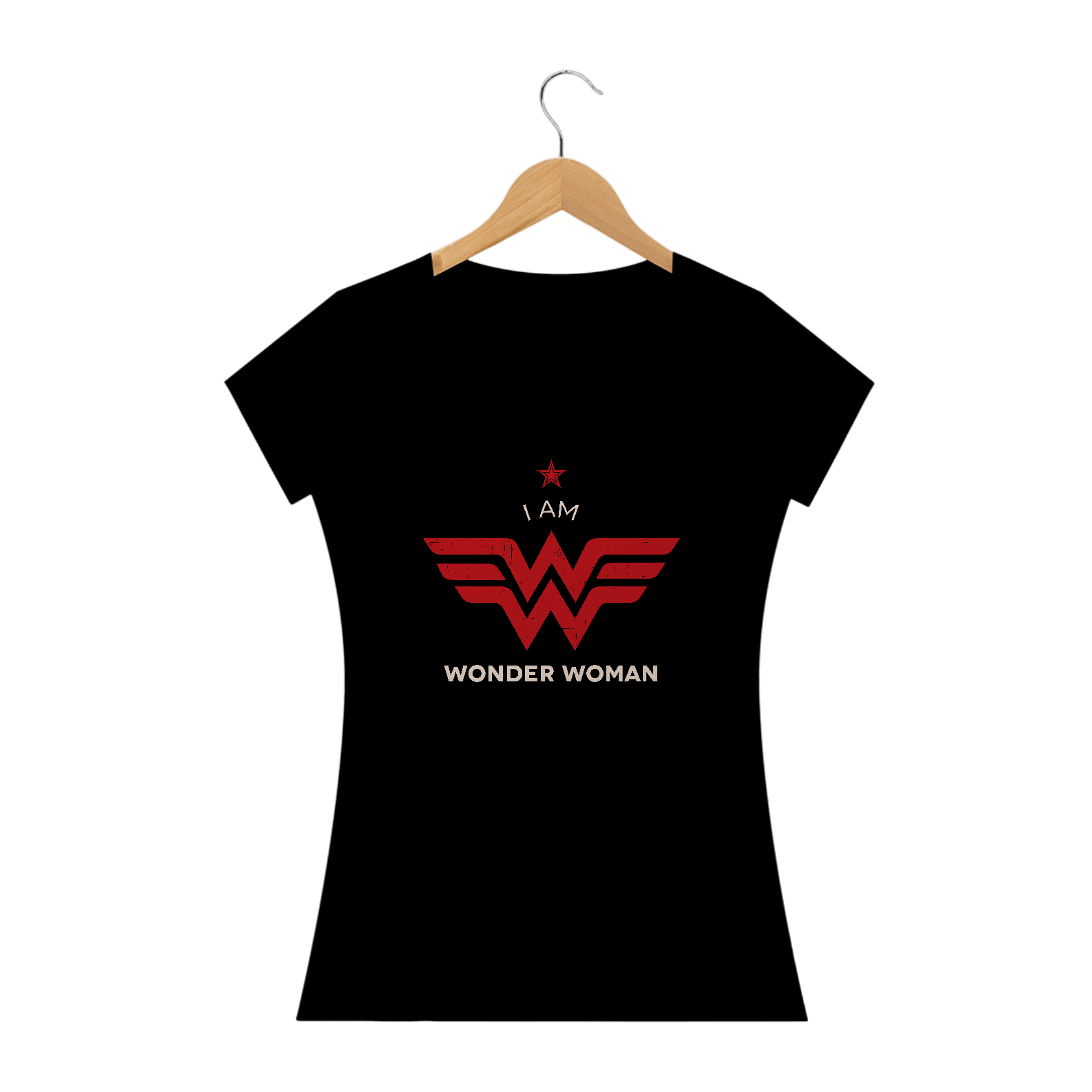 Nome do produto  Baby look wonder woman