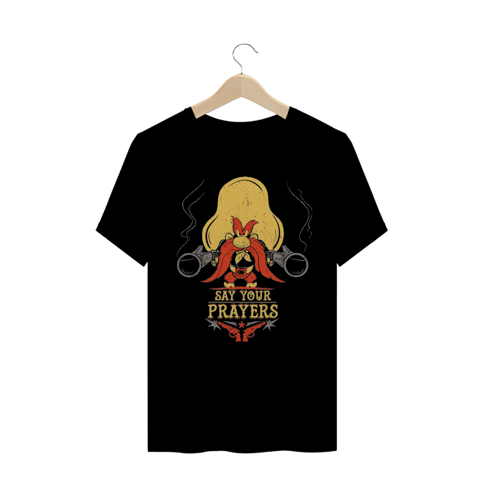 Nome do produto  T-Shirt Elfrazino Say Your Prayers