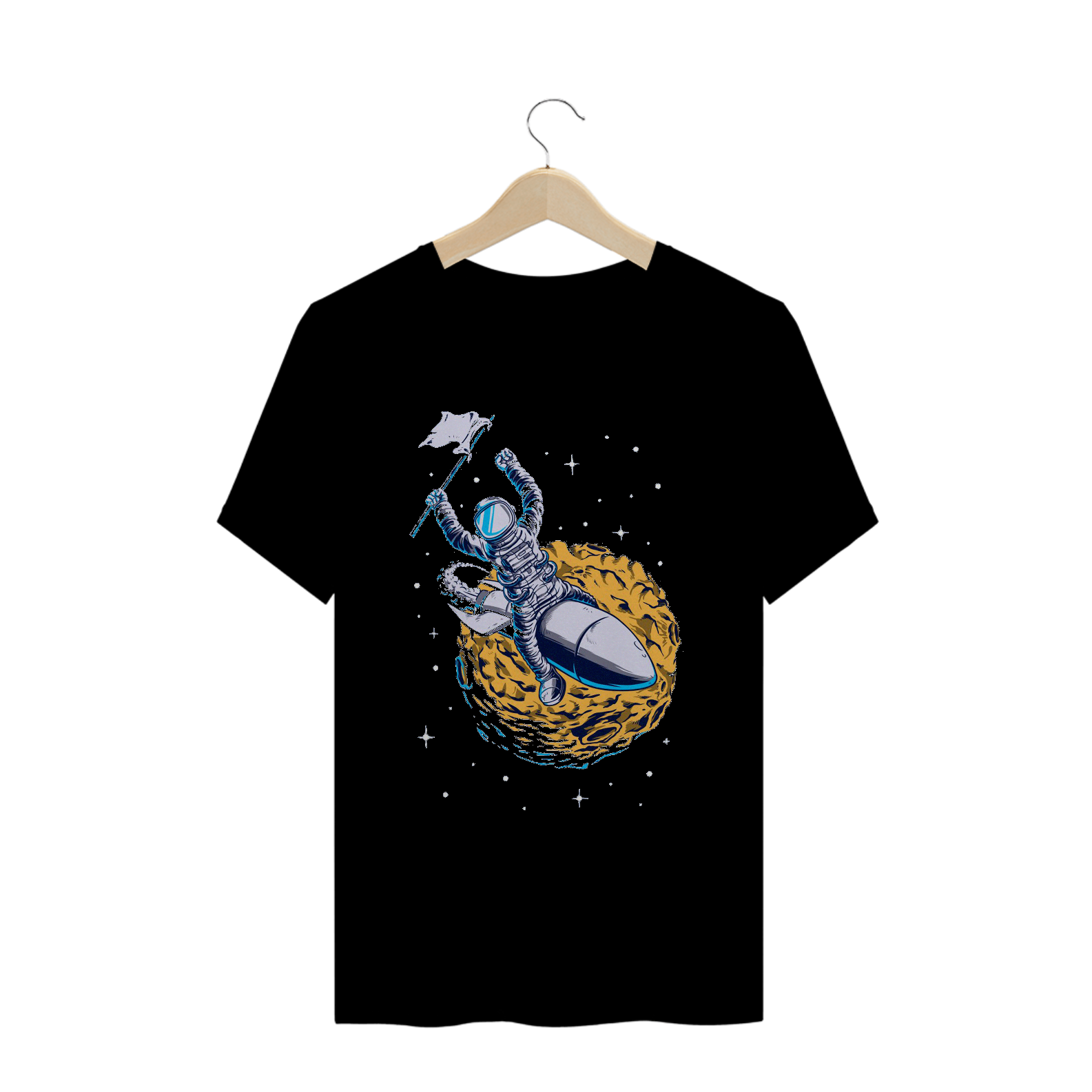 Nome do produto  T-Shirt Astronauta Happy