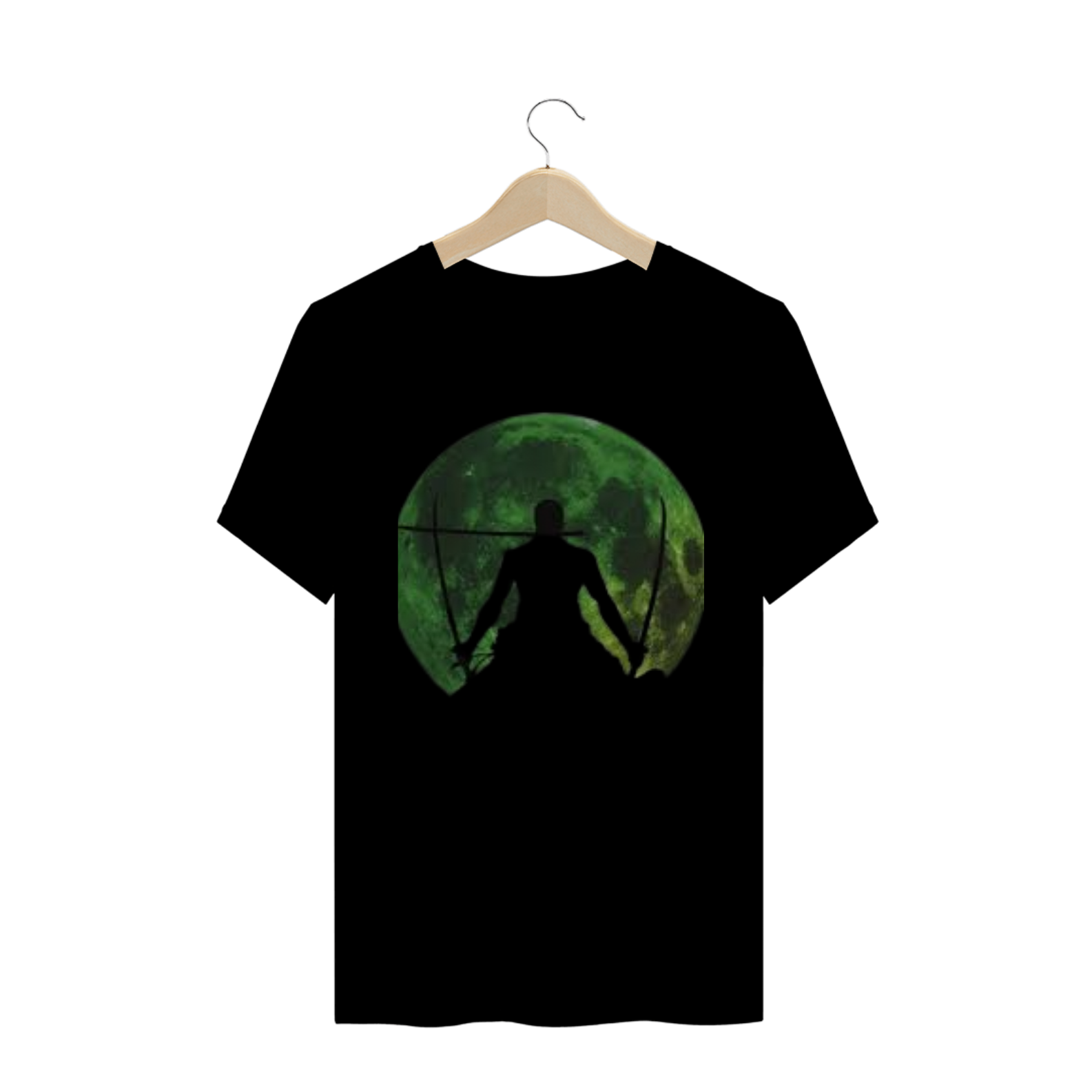 Nome do produto  Camiseta Zoro ao luar