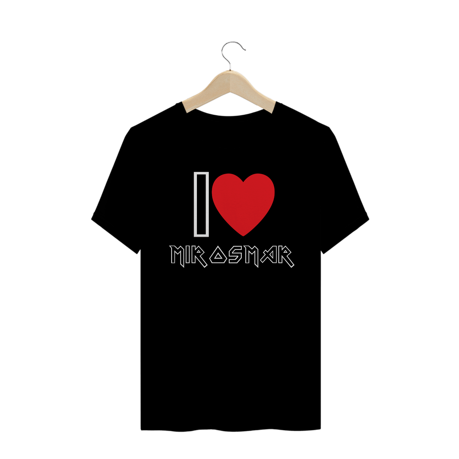 Nome do produto  CAMISETA QUALITY: I Love Mirosmar (Iron Maiden)