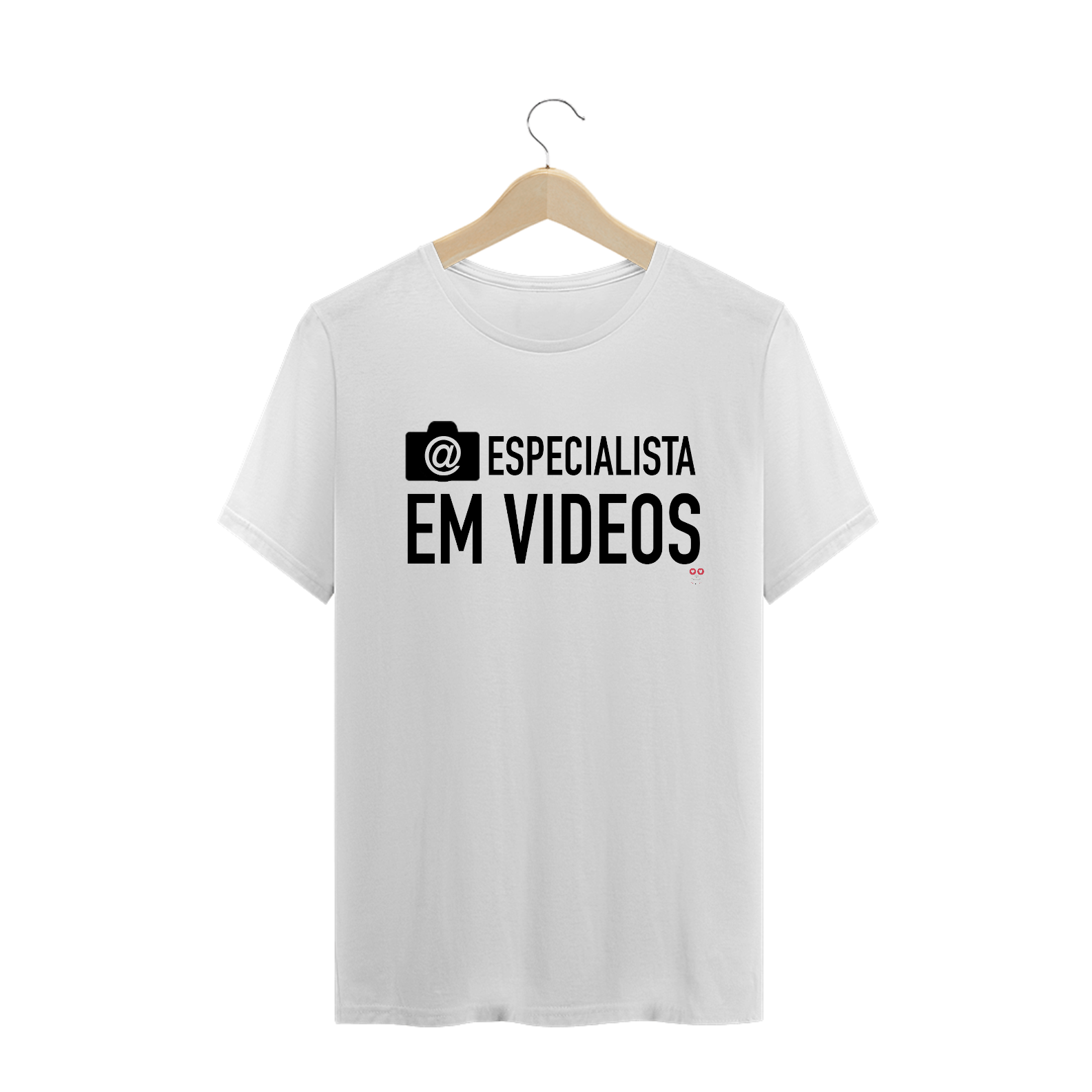 Nome do produto  CAMISETA ESPECIALISTA EM VÍDEOS