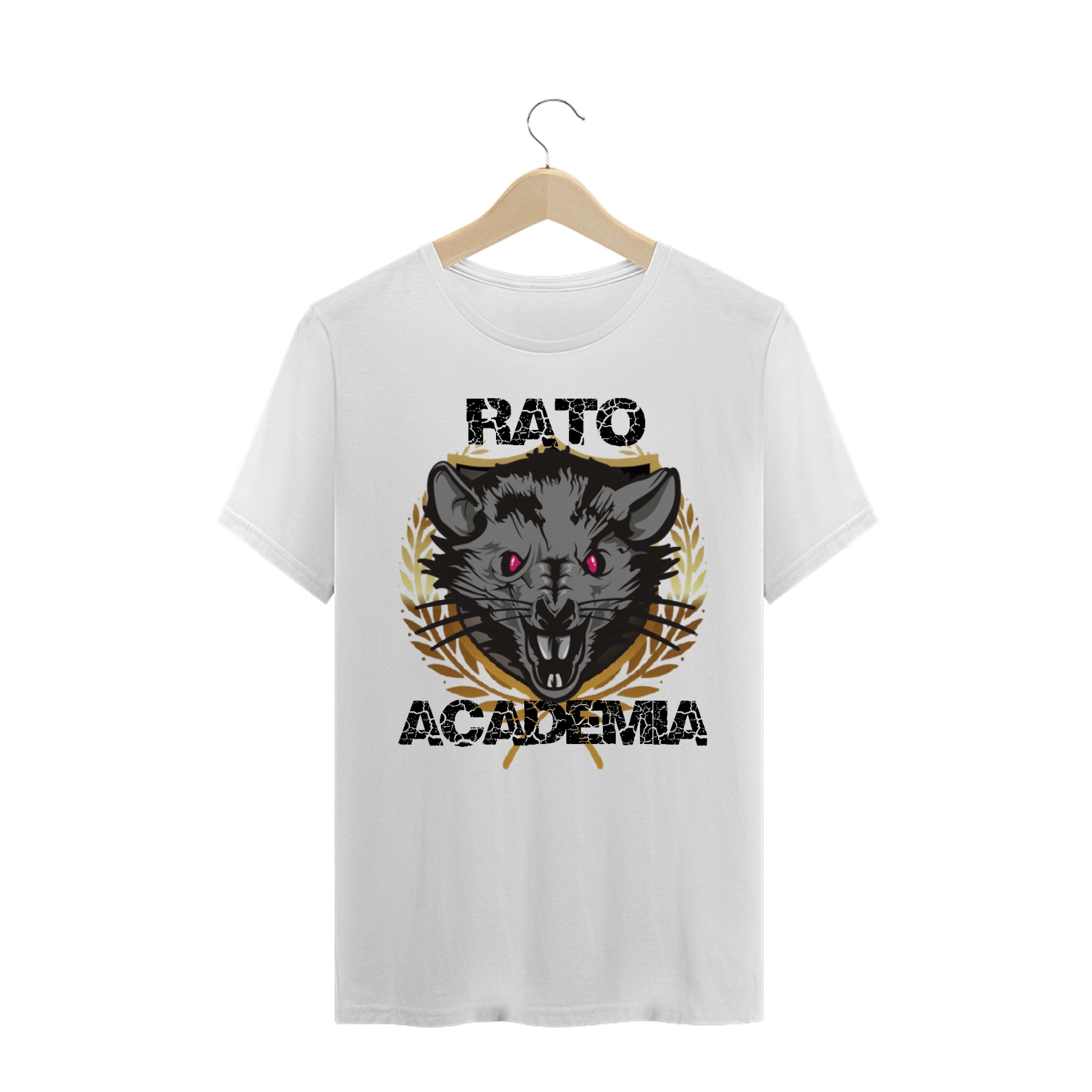 Nome do produto  Camiseta - Rato Academia