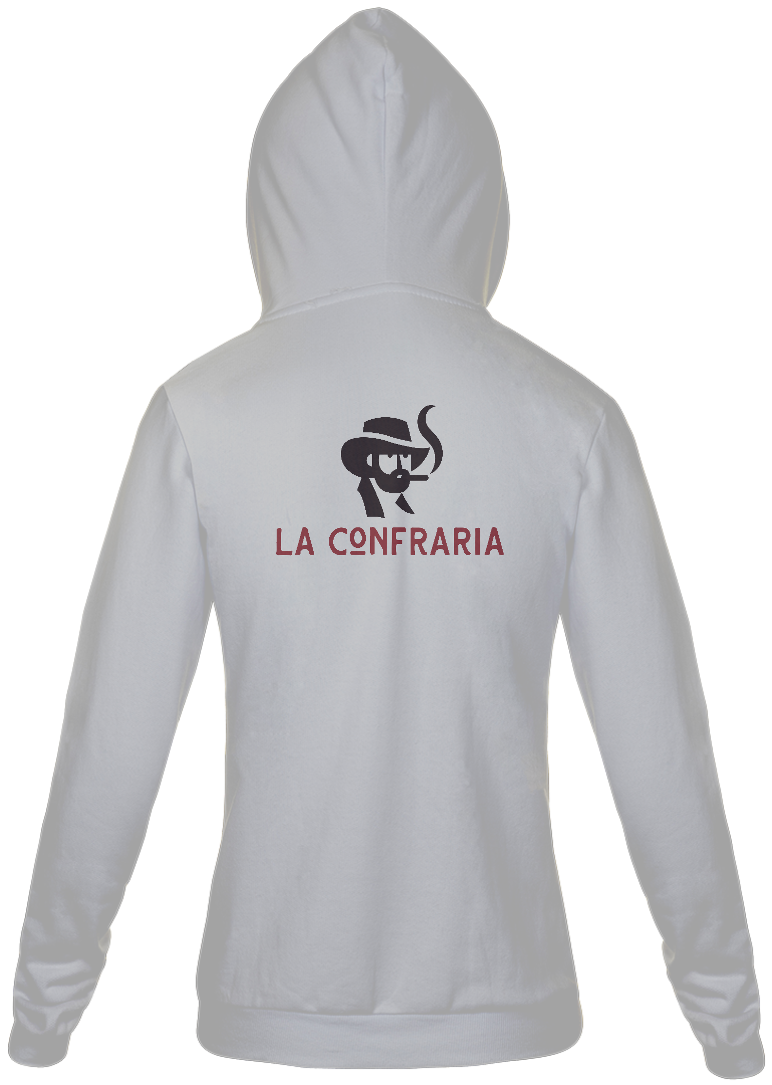 Moletom com zíper e capuz - La Confraria