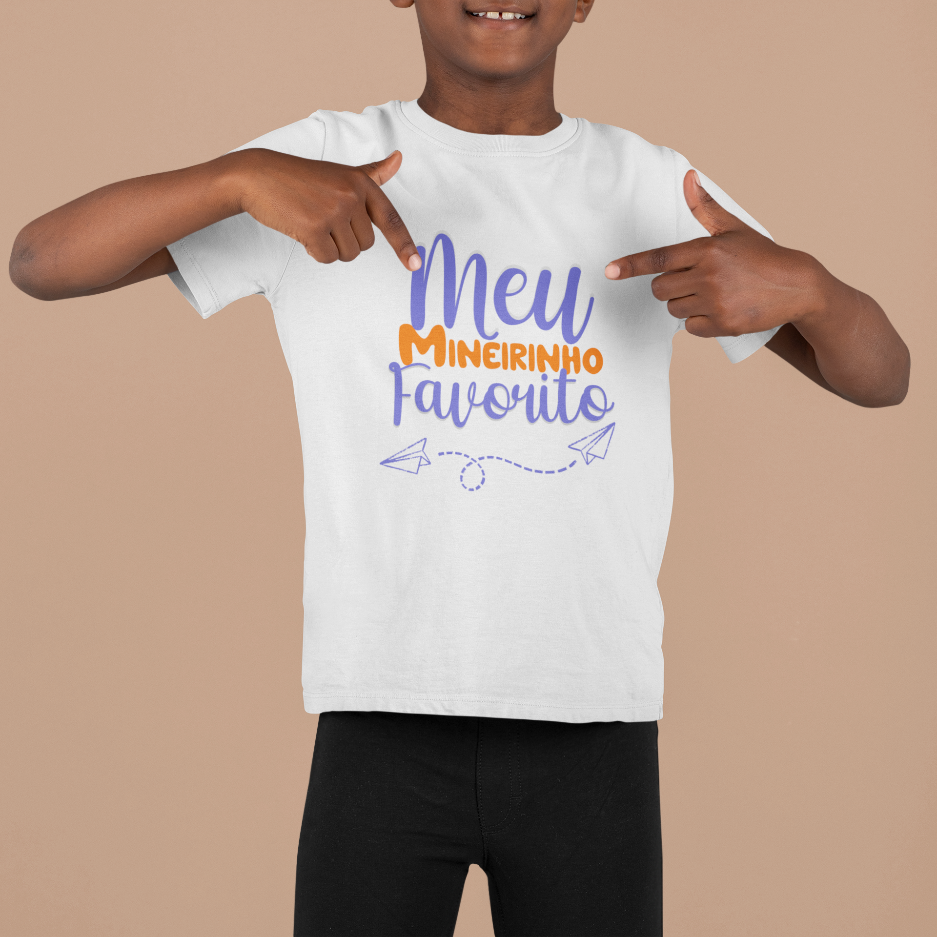 CAMISETA INFANTIL - MEU MINEIRINHO FAVORITO