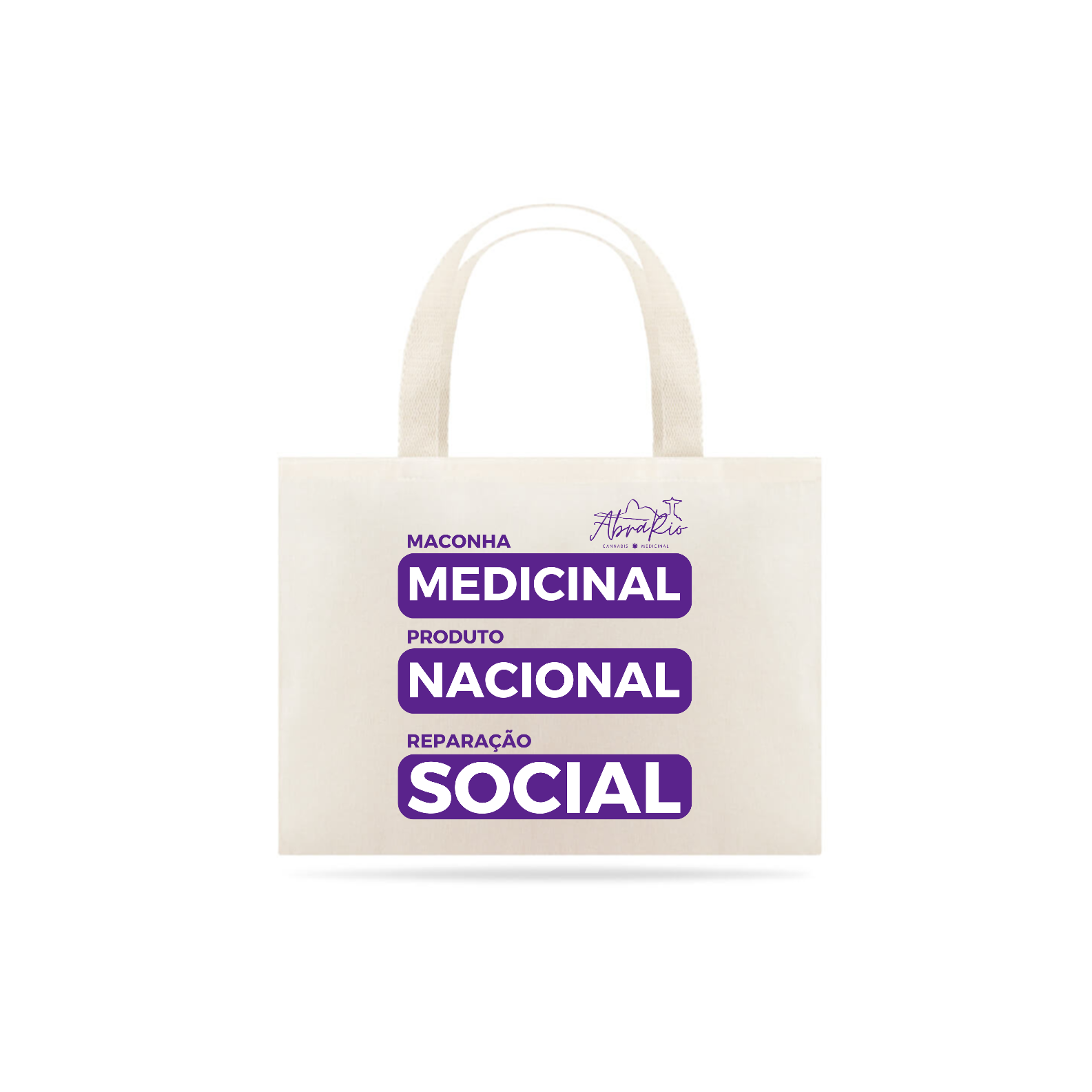 Nome do produto  Eco Bag Roxo - Medicinal, Nacional e Social