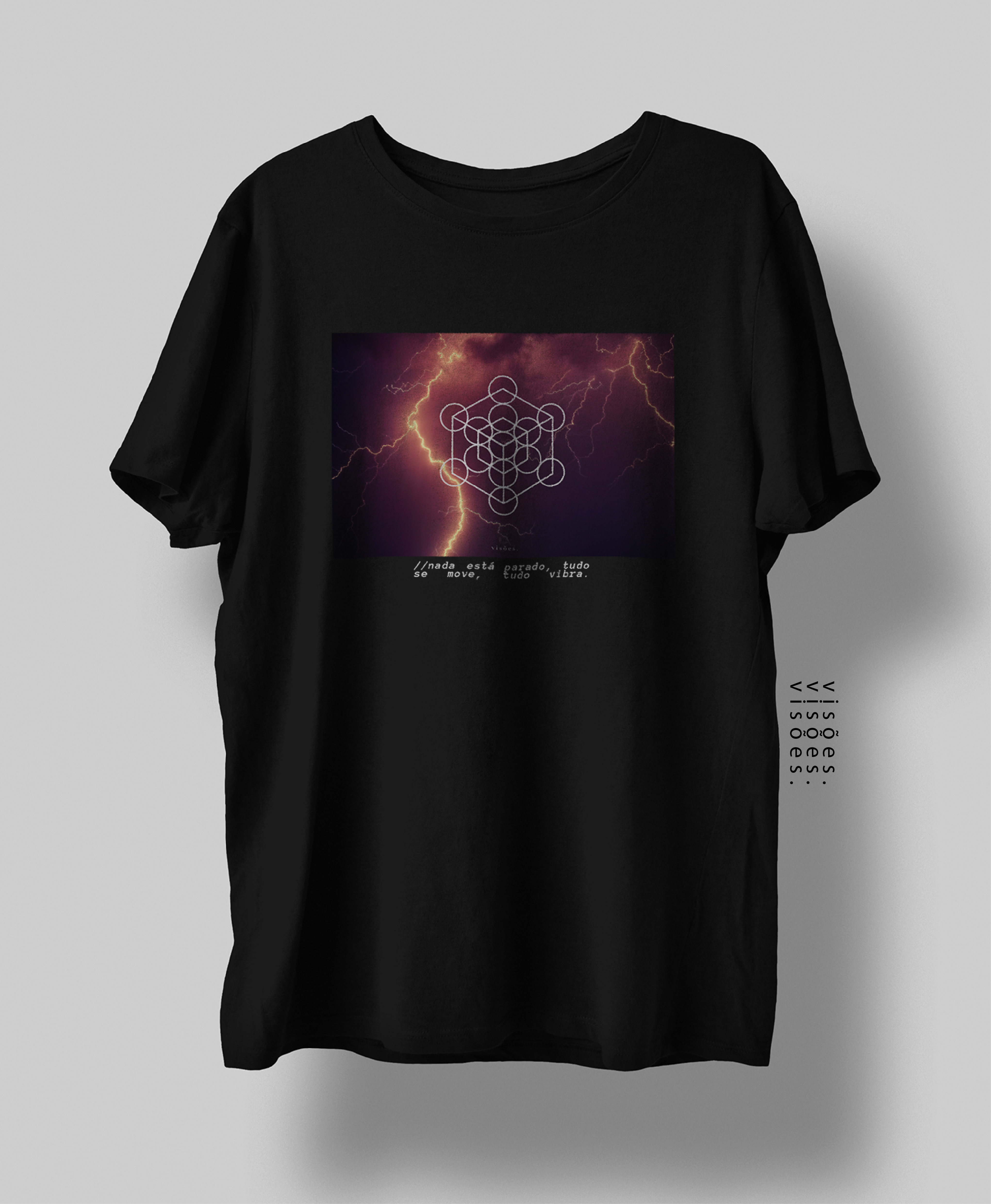 Nome do produto  Camiseta Lei da vibração - 7 Leis herméticas