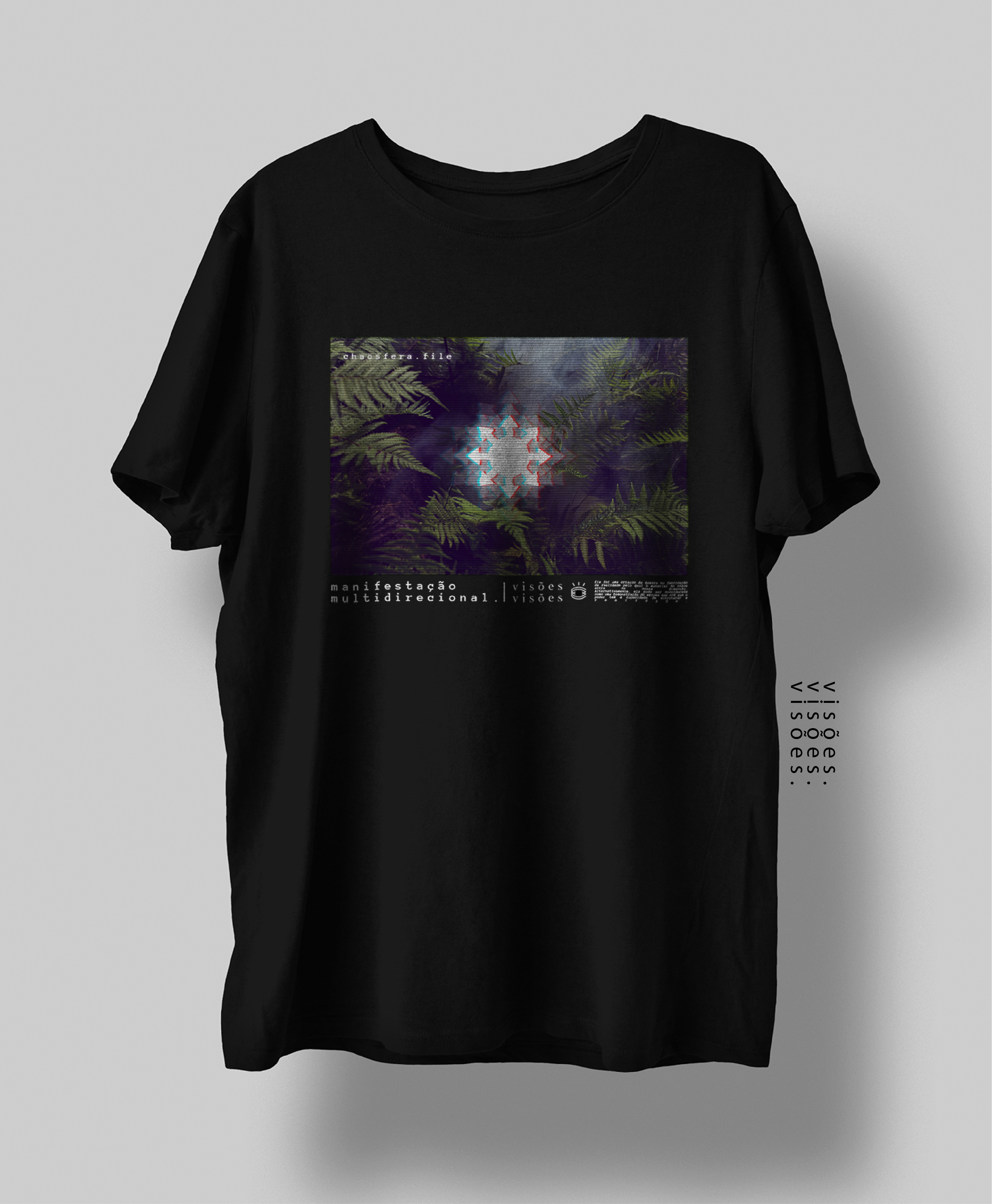 Nome do produto  Camiseta chaosfera branca 