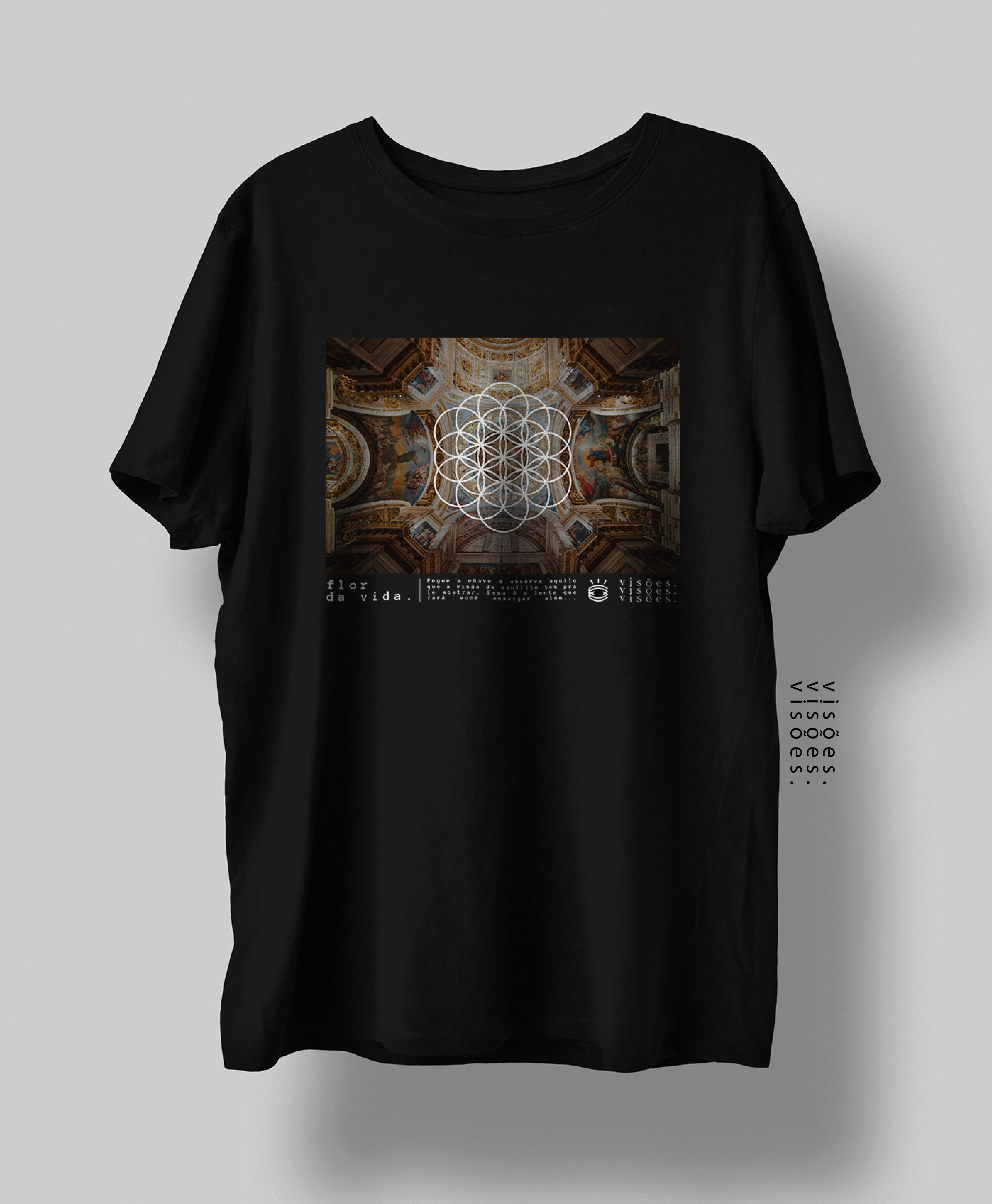 Camiseta flor da vida 