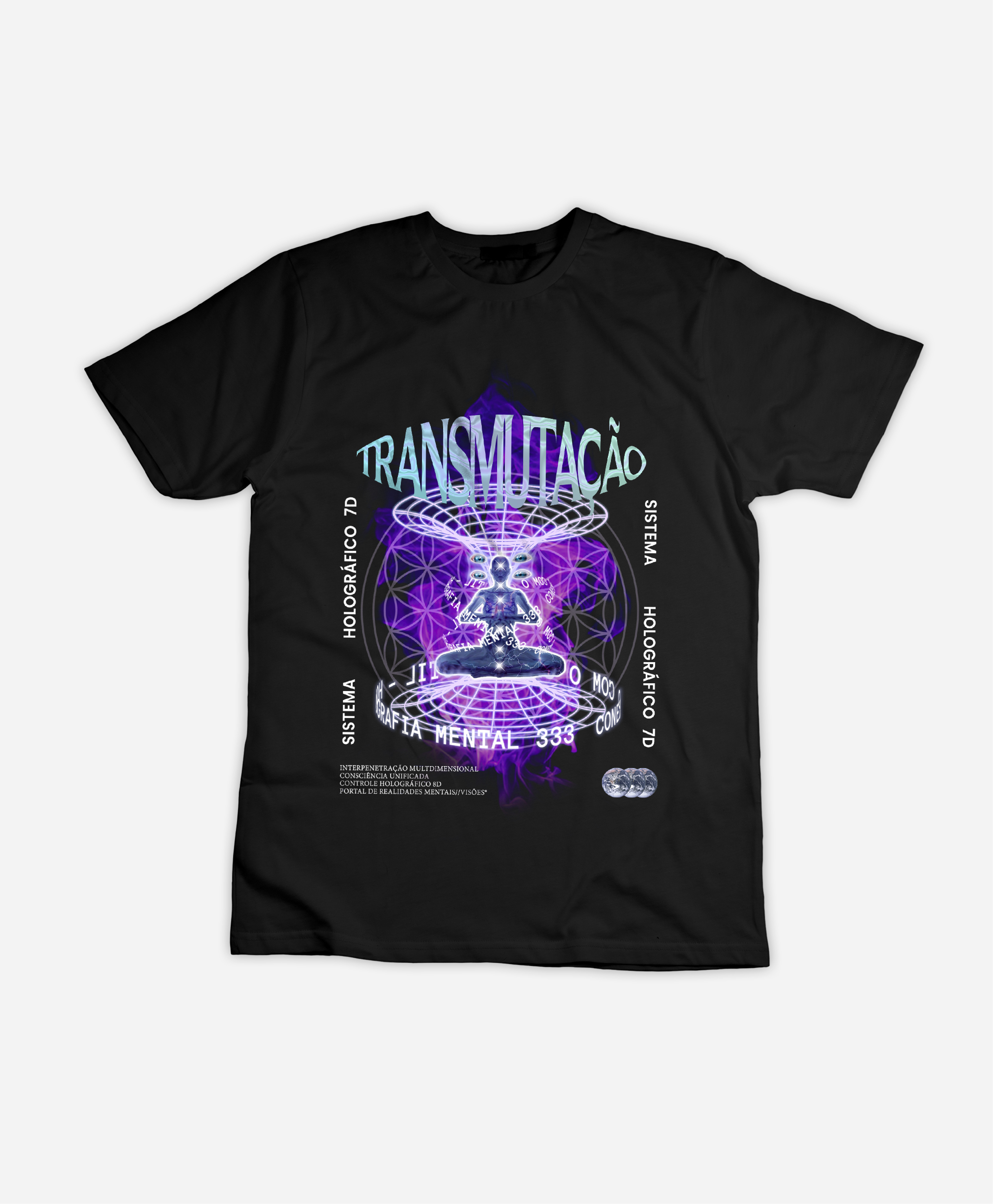 Nome do produto  Camiseta Sistema Holográfico 777