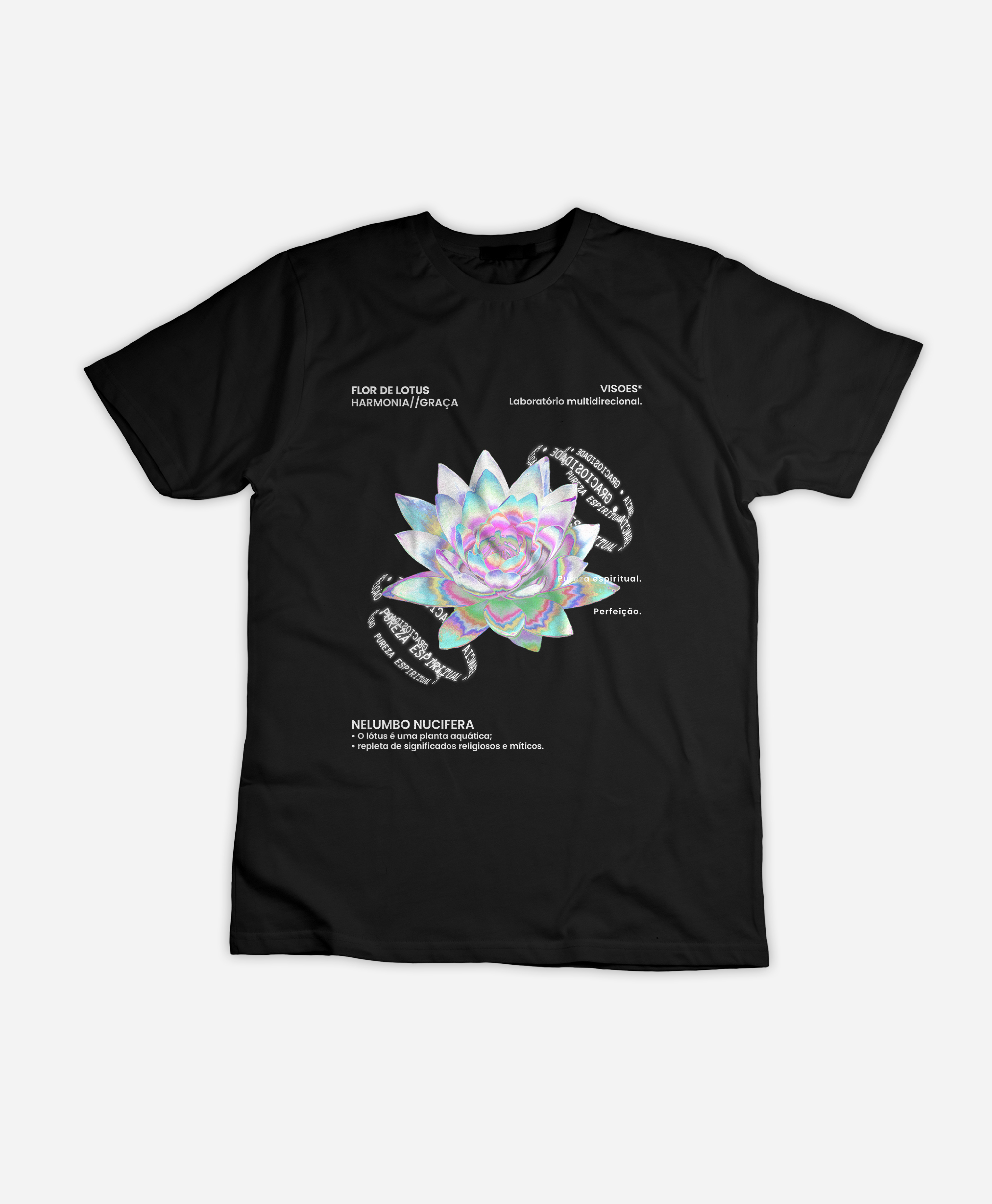 Nome do produto  Camiseta Flor de Lotus