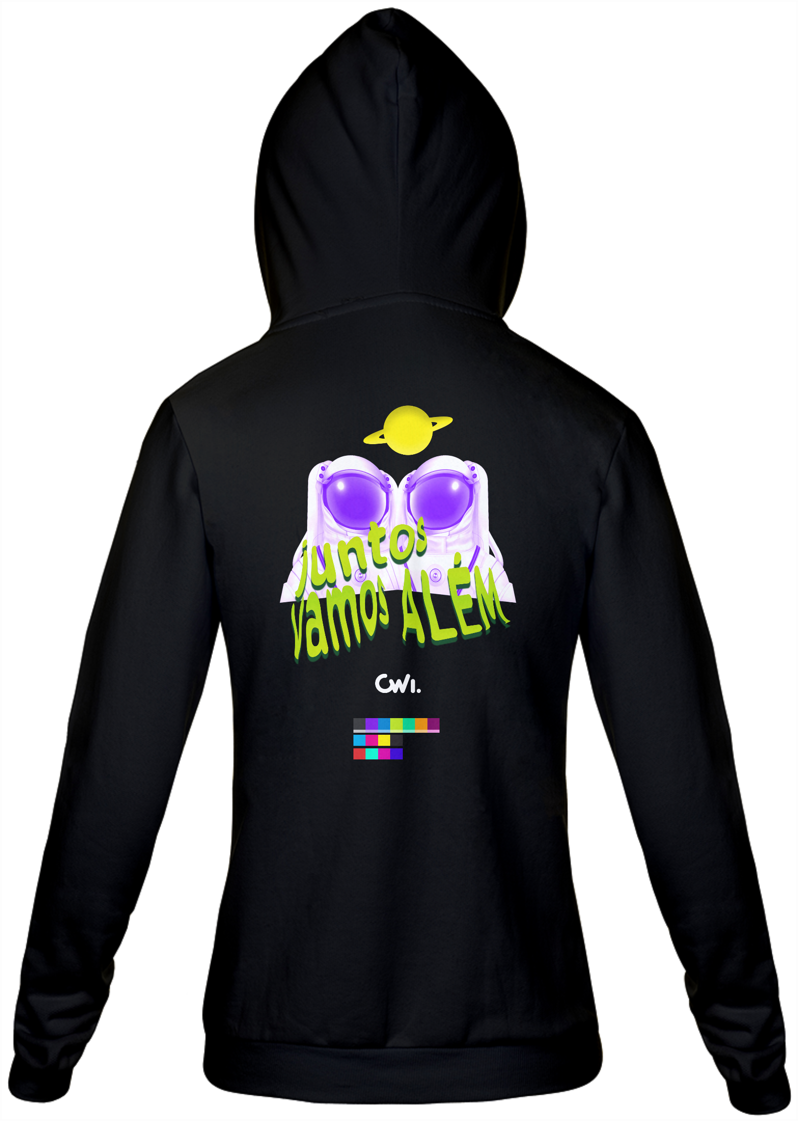 Nome do produto  Moletom Estampa Verde e Roxo