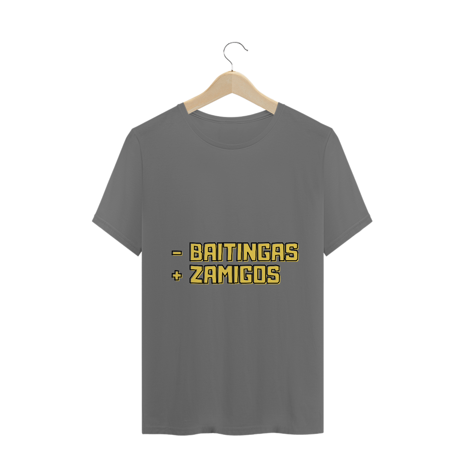 Nome do produto  Camisa -BAITINGAS +ZAMIGOS masculina