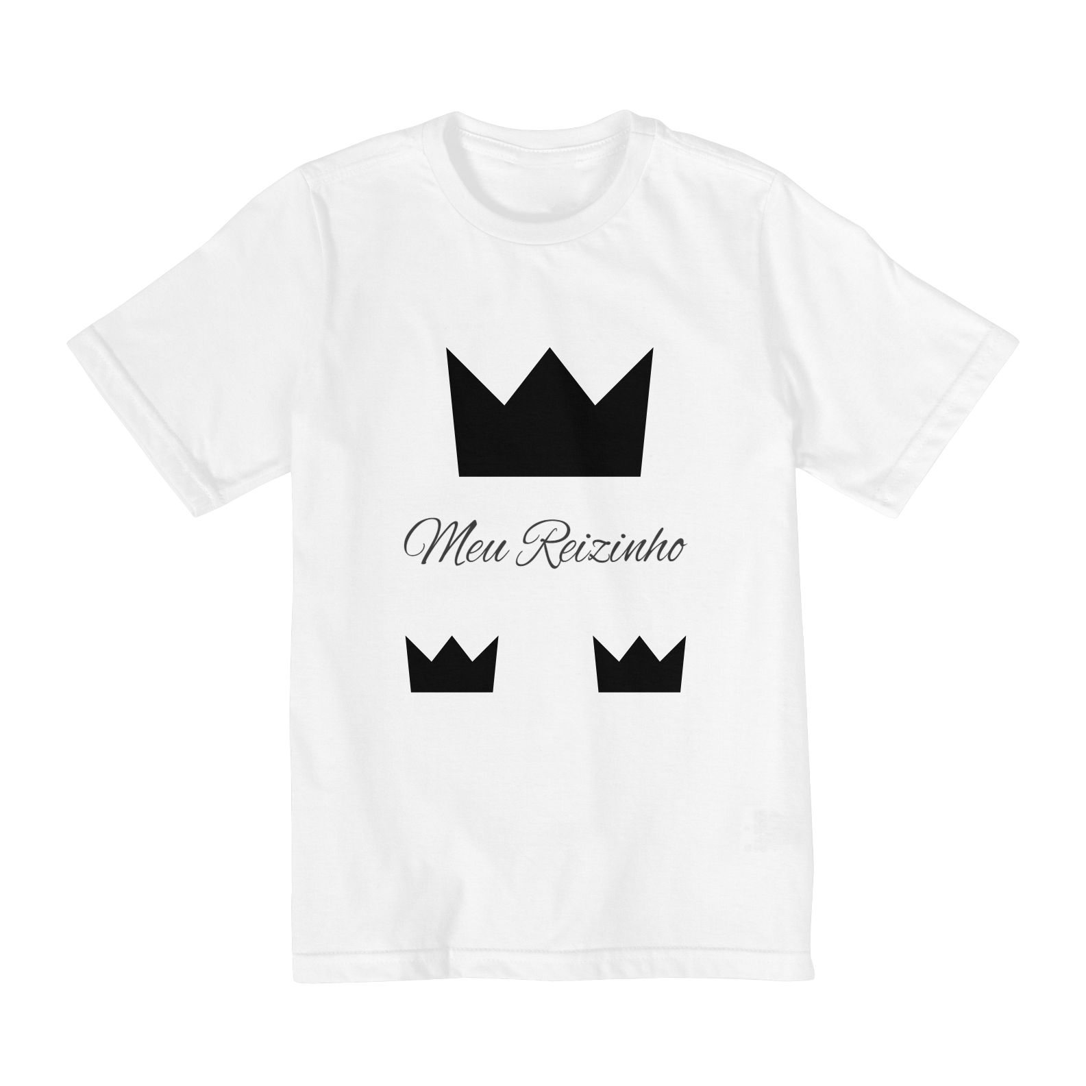 Nome do produto  T-Shirt Infantil Meu Reizinho