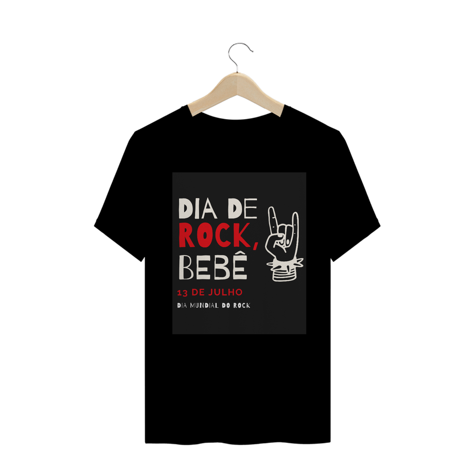 Nome do produto  T-Shirt Dia de Rock