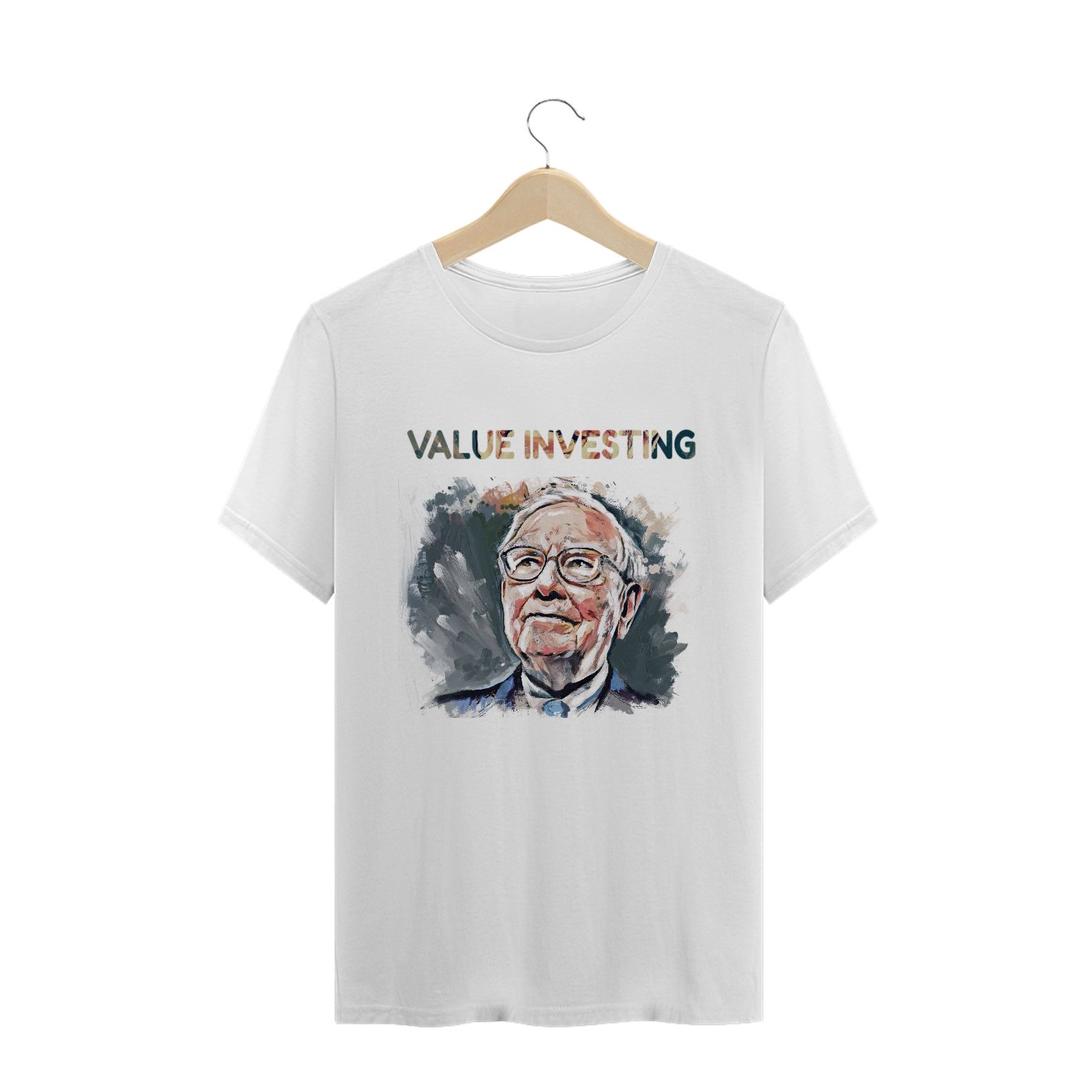 Nome do produto  Camiseta - Warren Buffet (Value Investing)