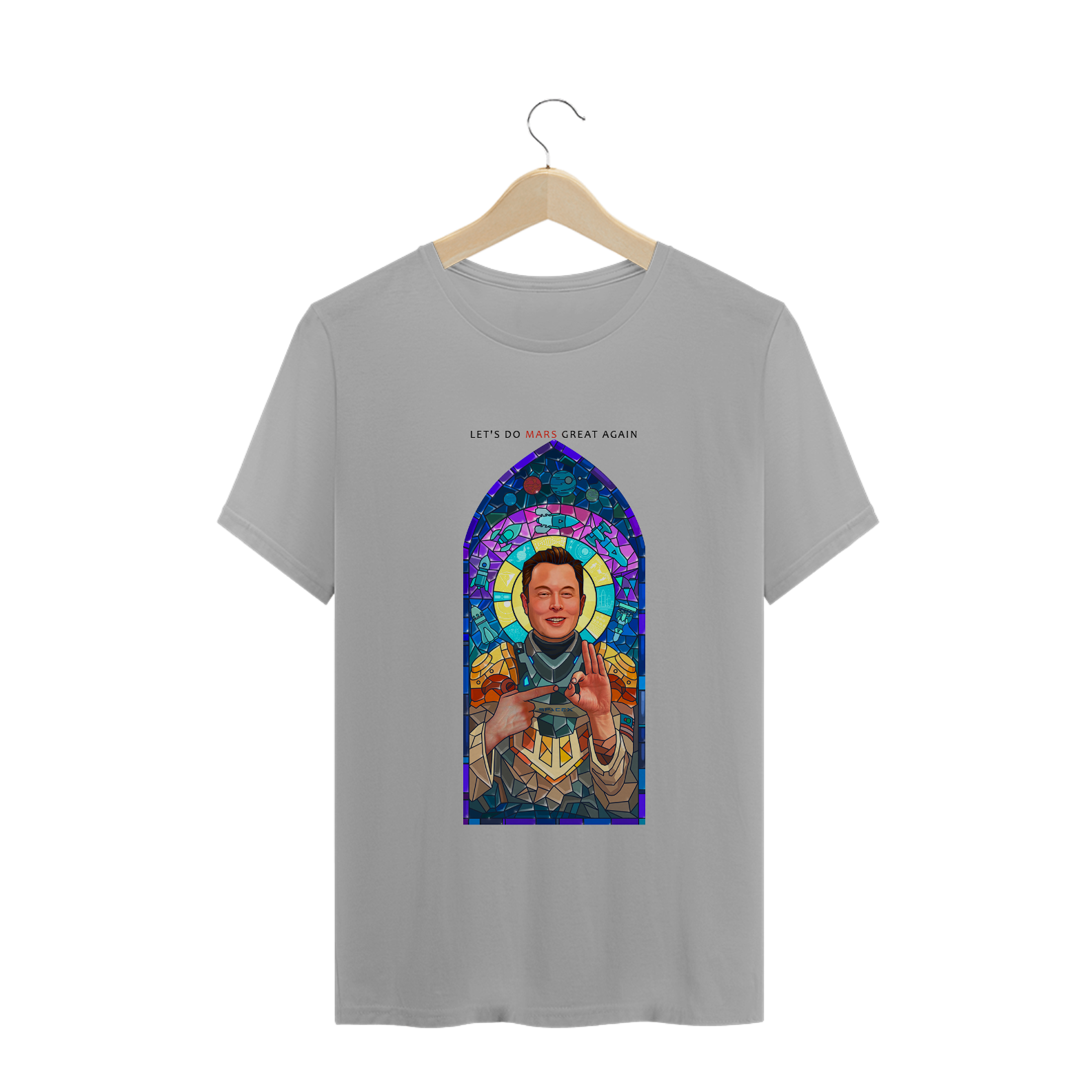 Nome do produto  Camiseta - Elon Musk (Mars) 
