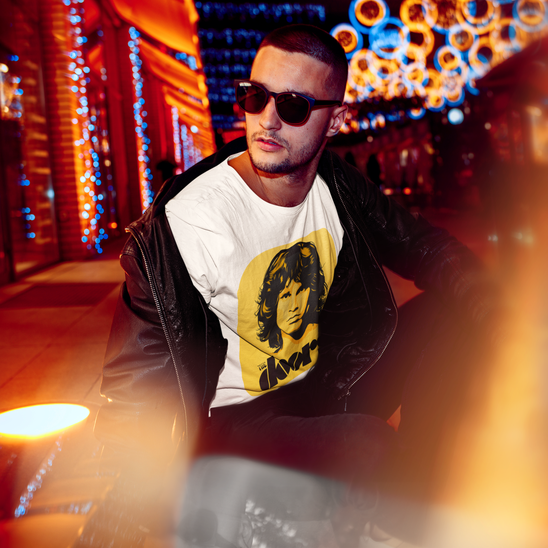 Camiseta -  Jim Morrison The Doors ( T-SHIRT PRIME)