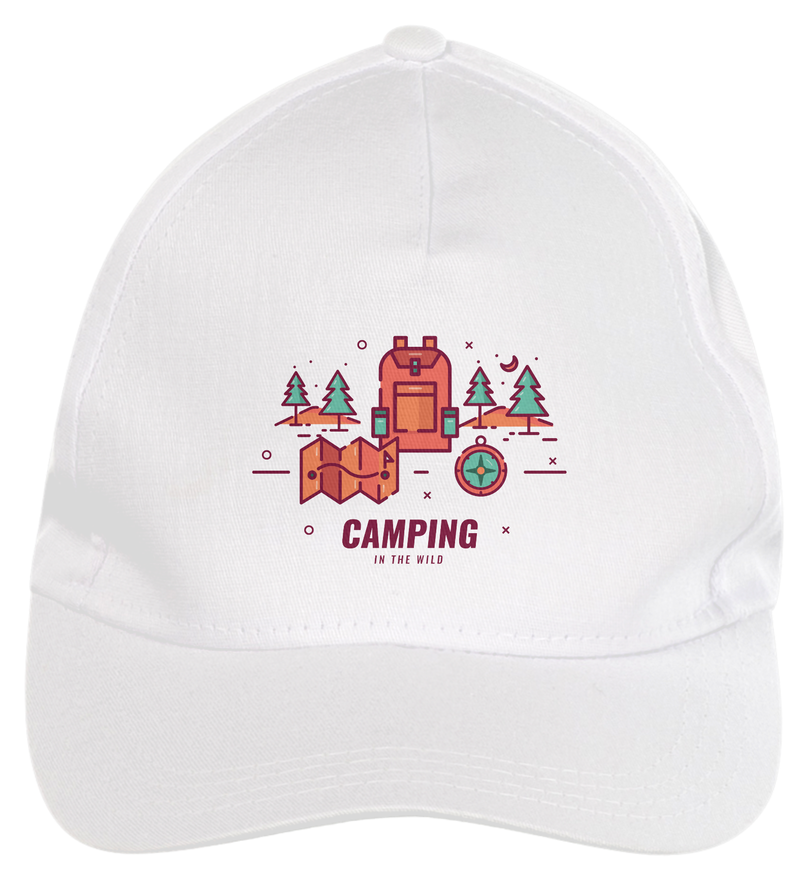 Boné - Acampar na natureza