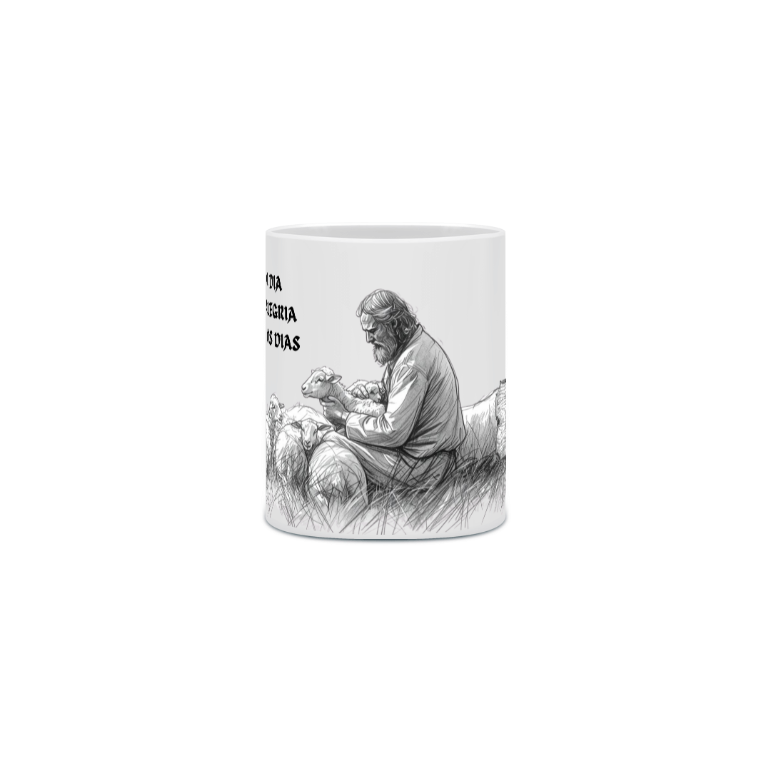 O bom pastor- caneca comum-