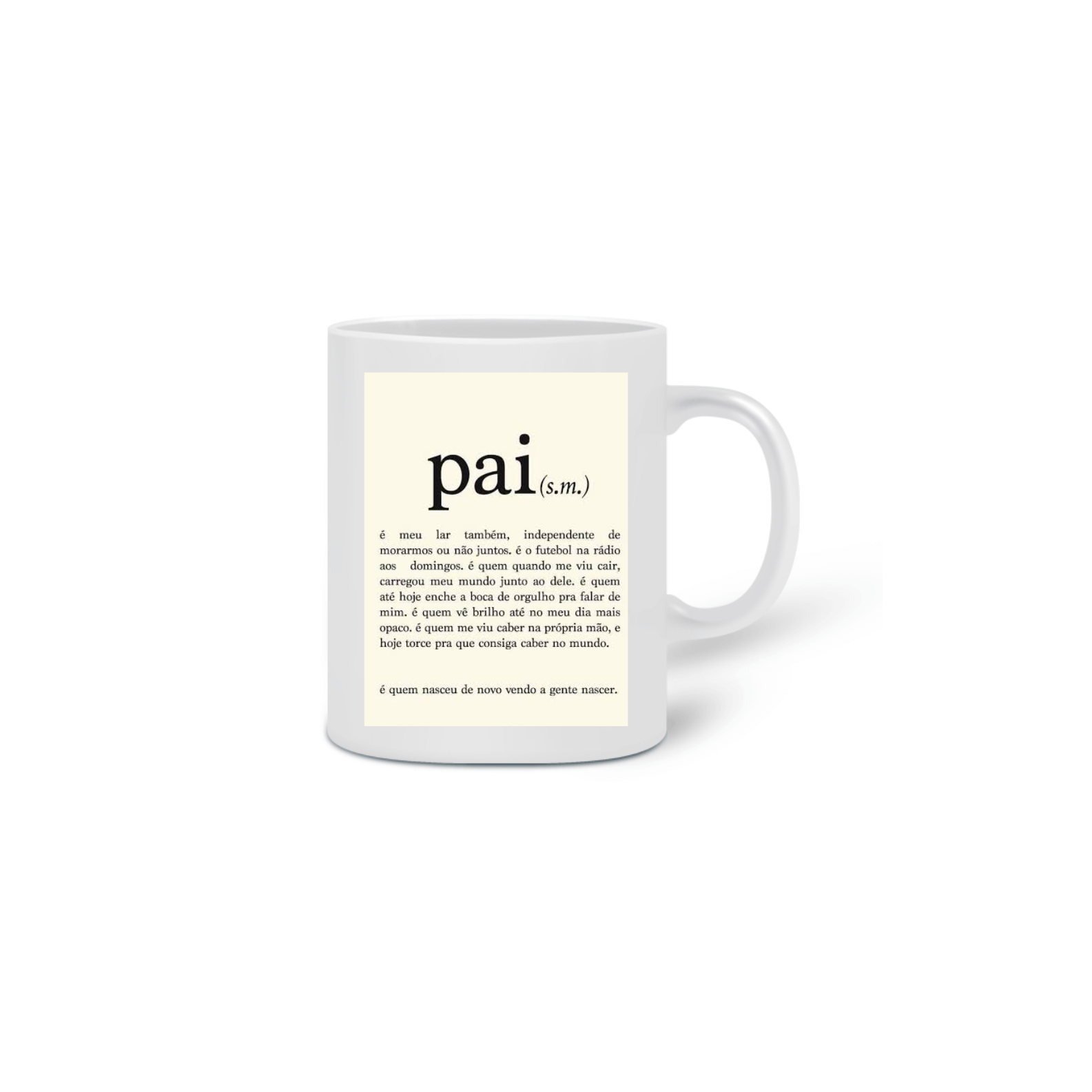 Nome do produto  Caneca pai