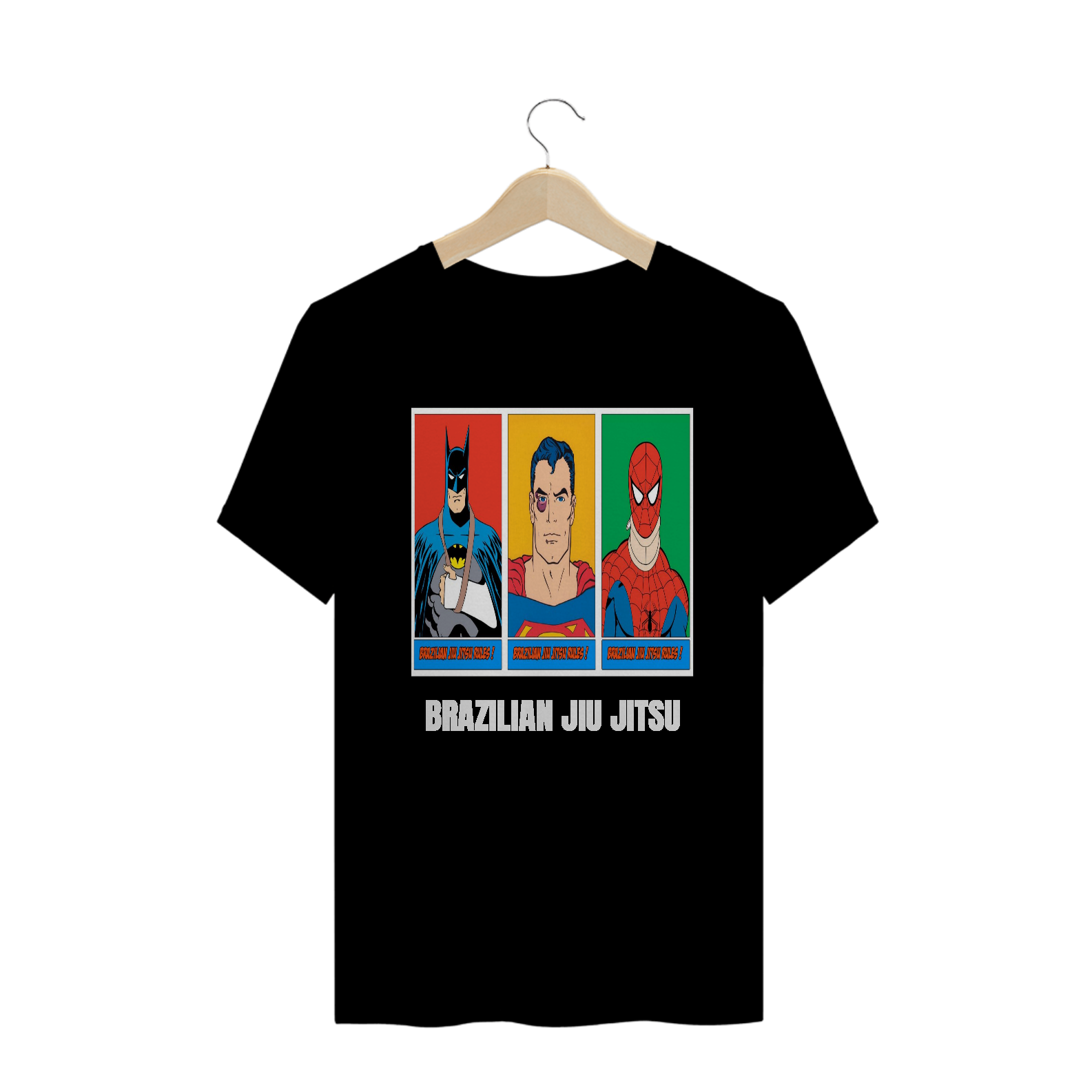 Nome do produto  CAMISA SUPER HEROS BJJ