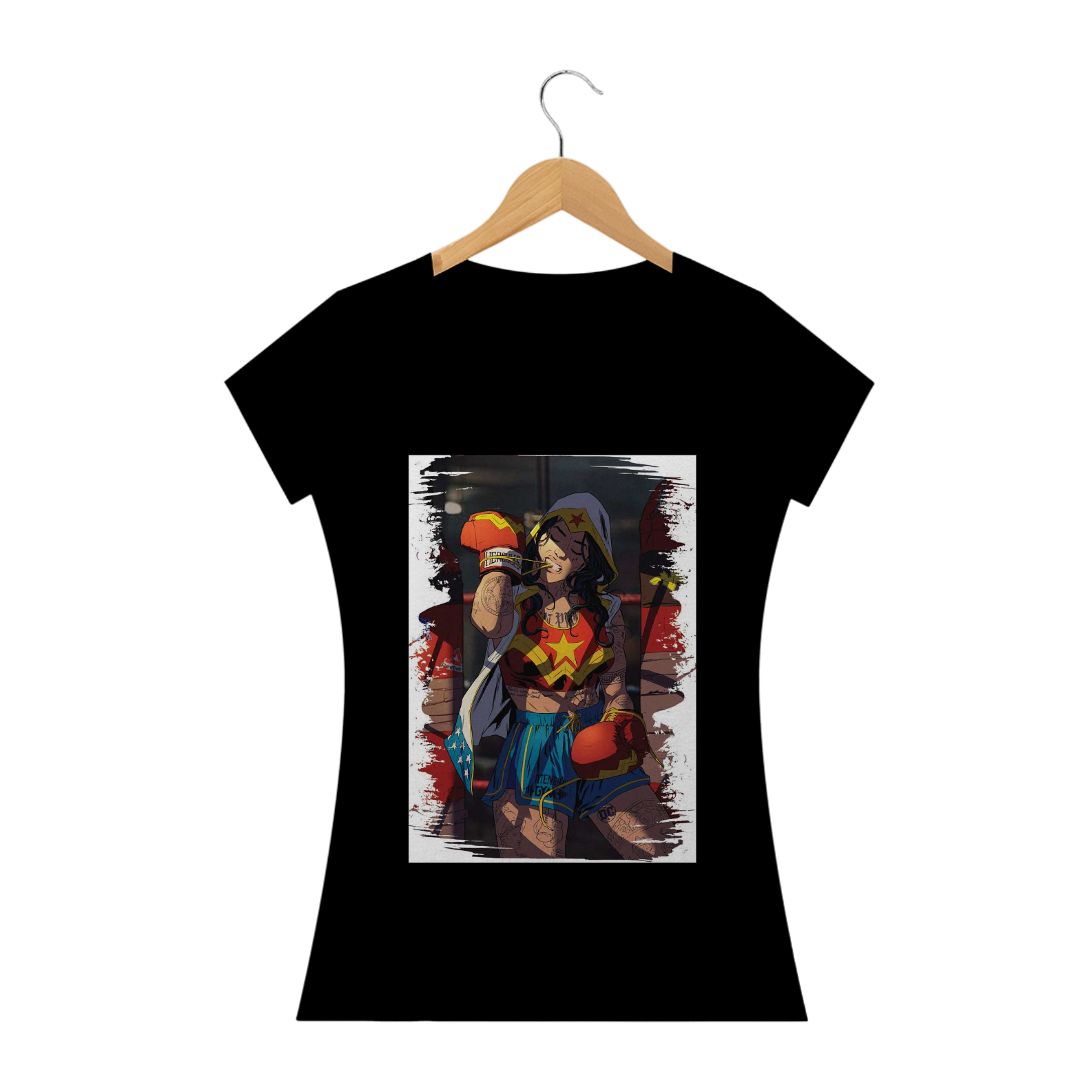 Lutadora A3 - 33x45cm Caixa Sem Vidro Branco