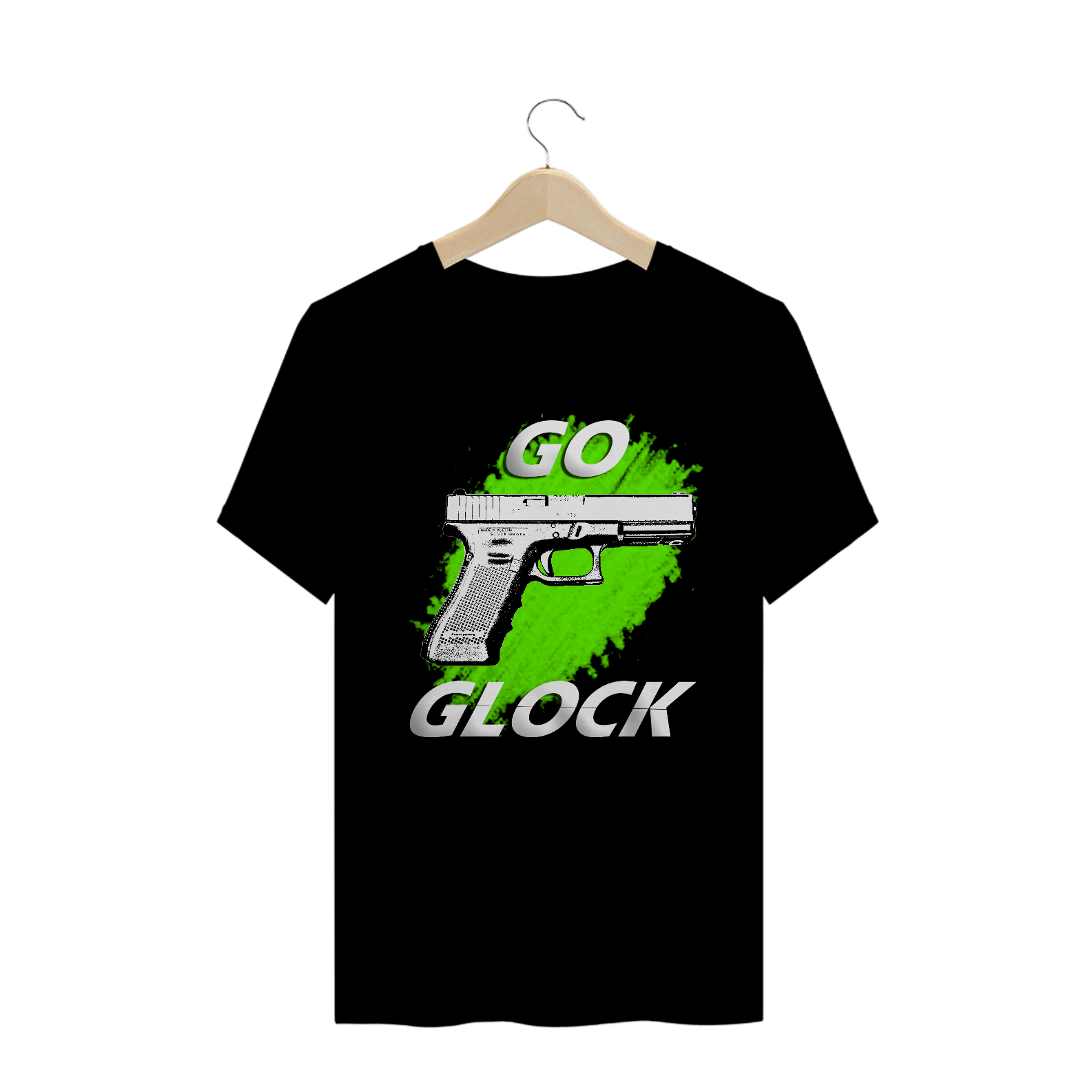 Nome do produto  Camiseta GO GLOCK - Linha Gun