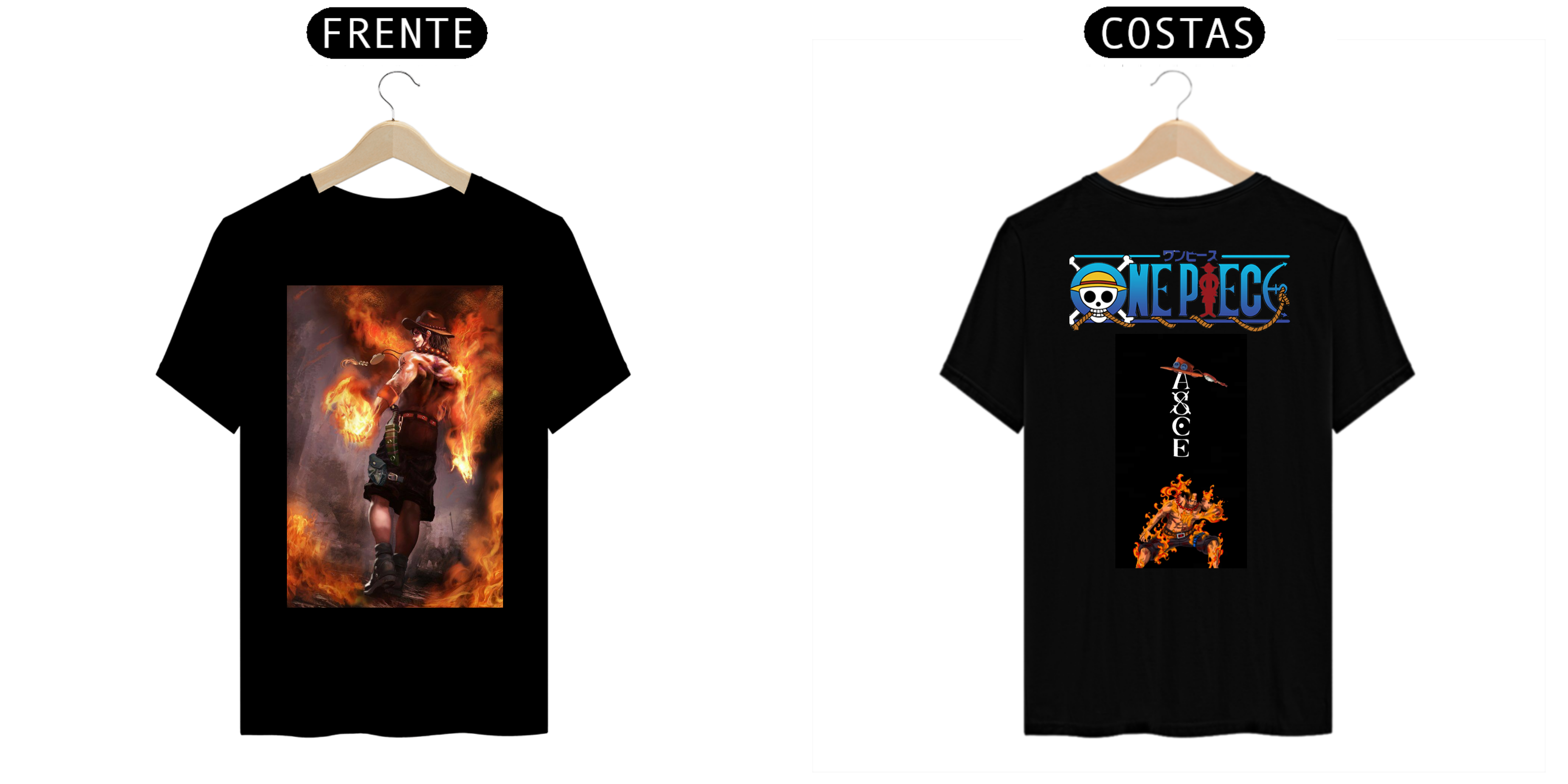 Nome do produto  Oce Piece - Portgas D,ace