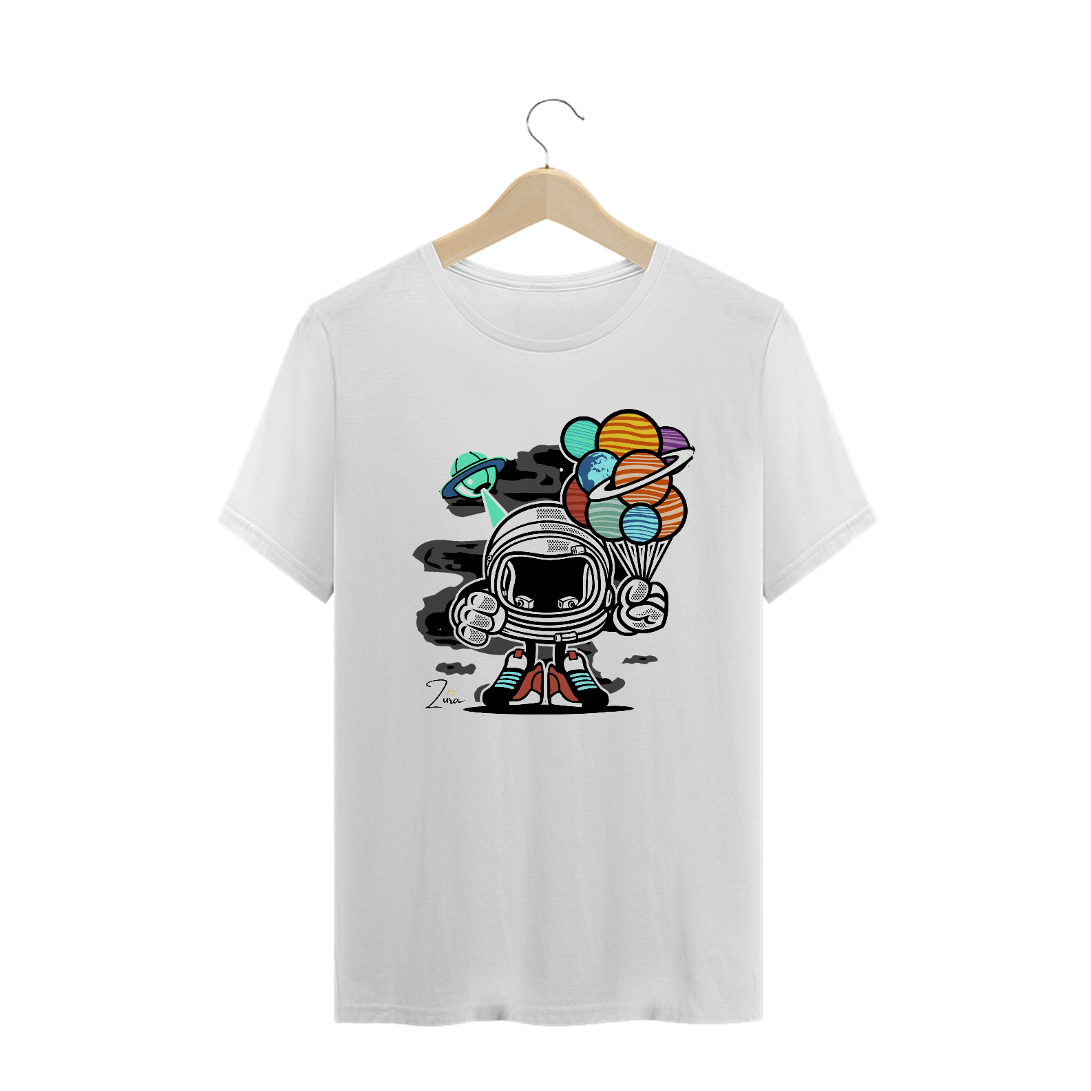 Camiseta T-Shirt Zura Astronauta