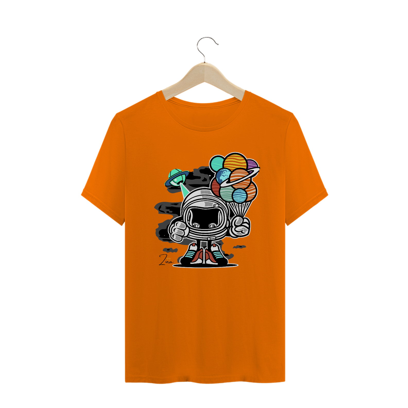 Camiseta T-Shirt Zura Astronauta